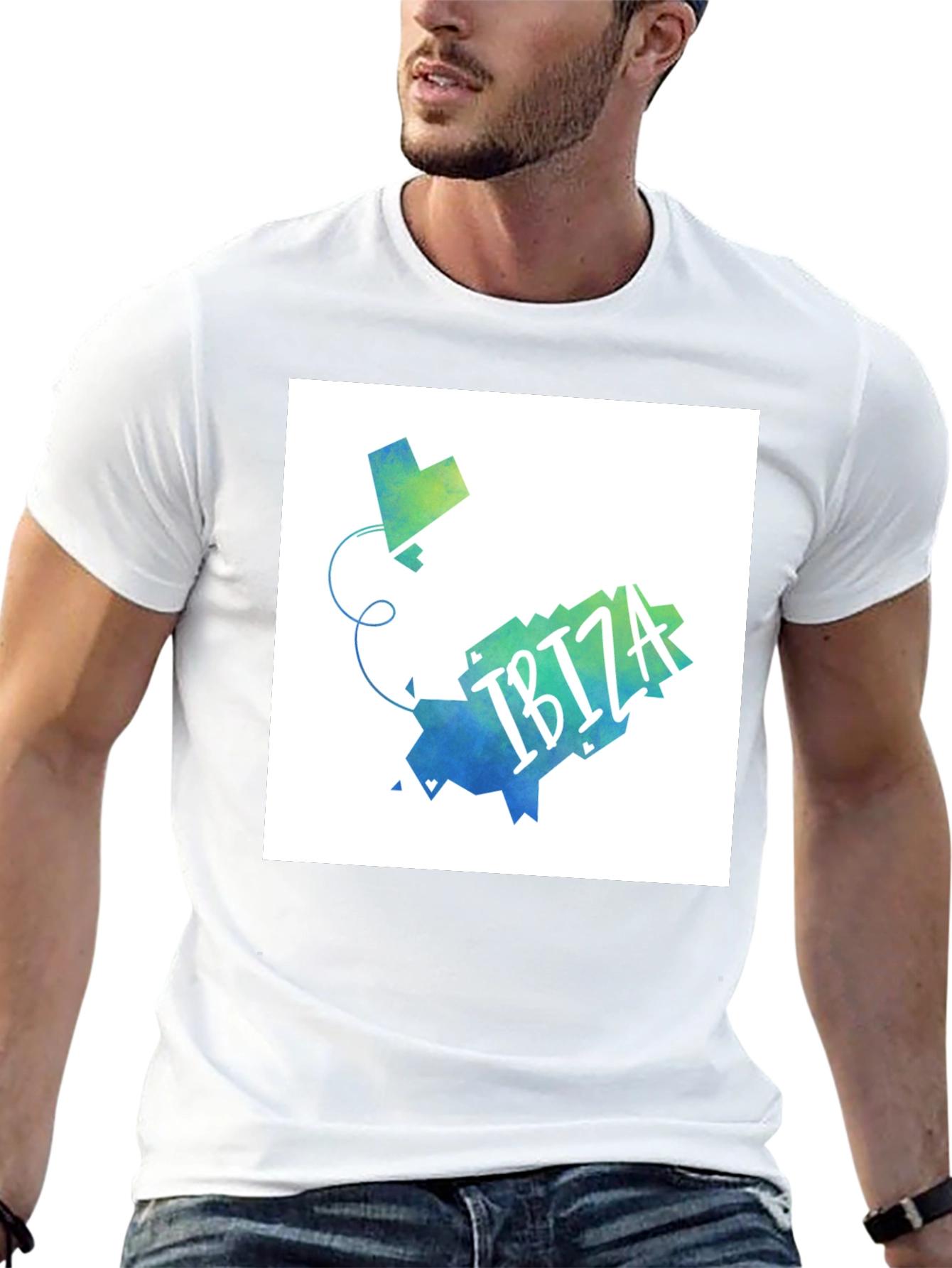 Ibiza Map T-Shirt - Stylish Graphic Tee