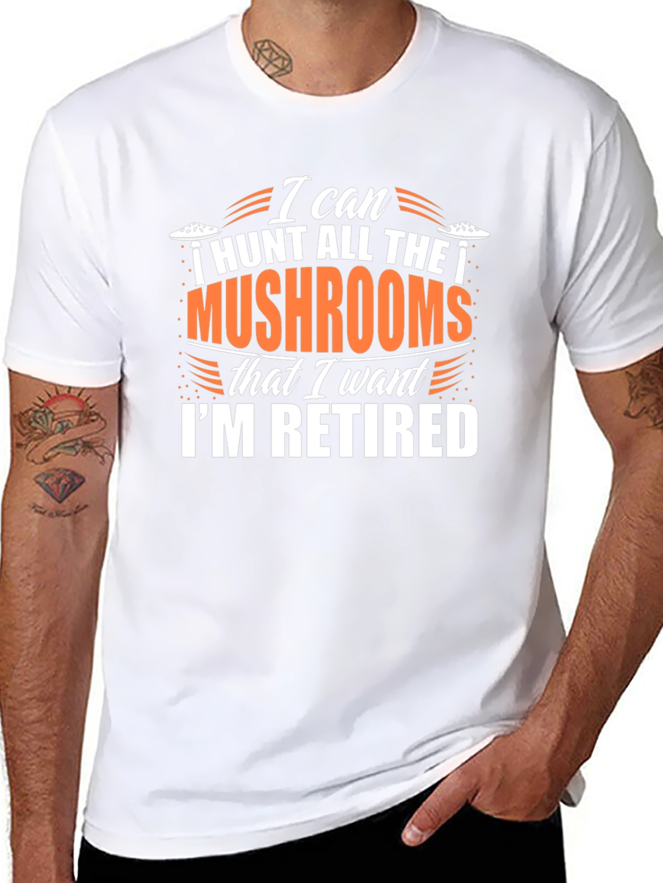 Funny Retired Mushroom Hunter T-Shirt