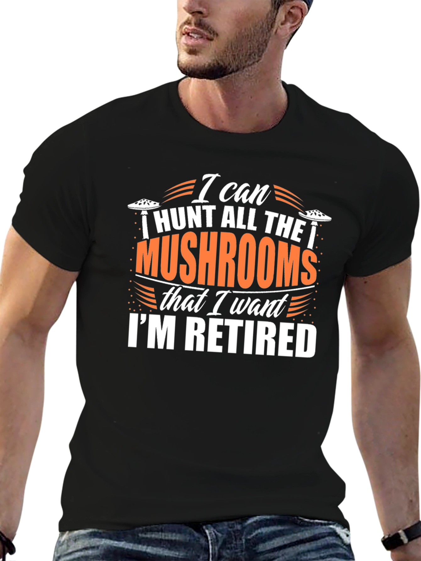 Funny Retired Mushroom Hunter T-Shirt