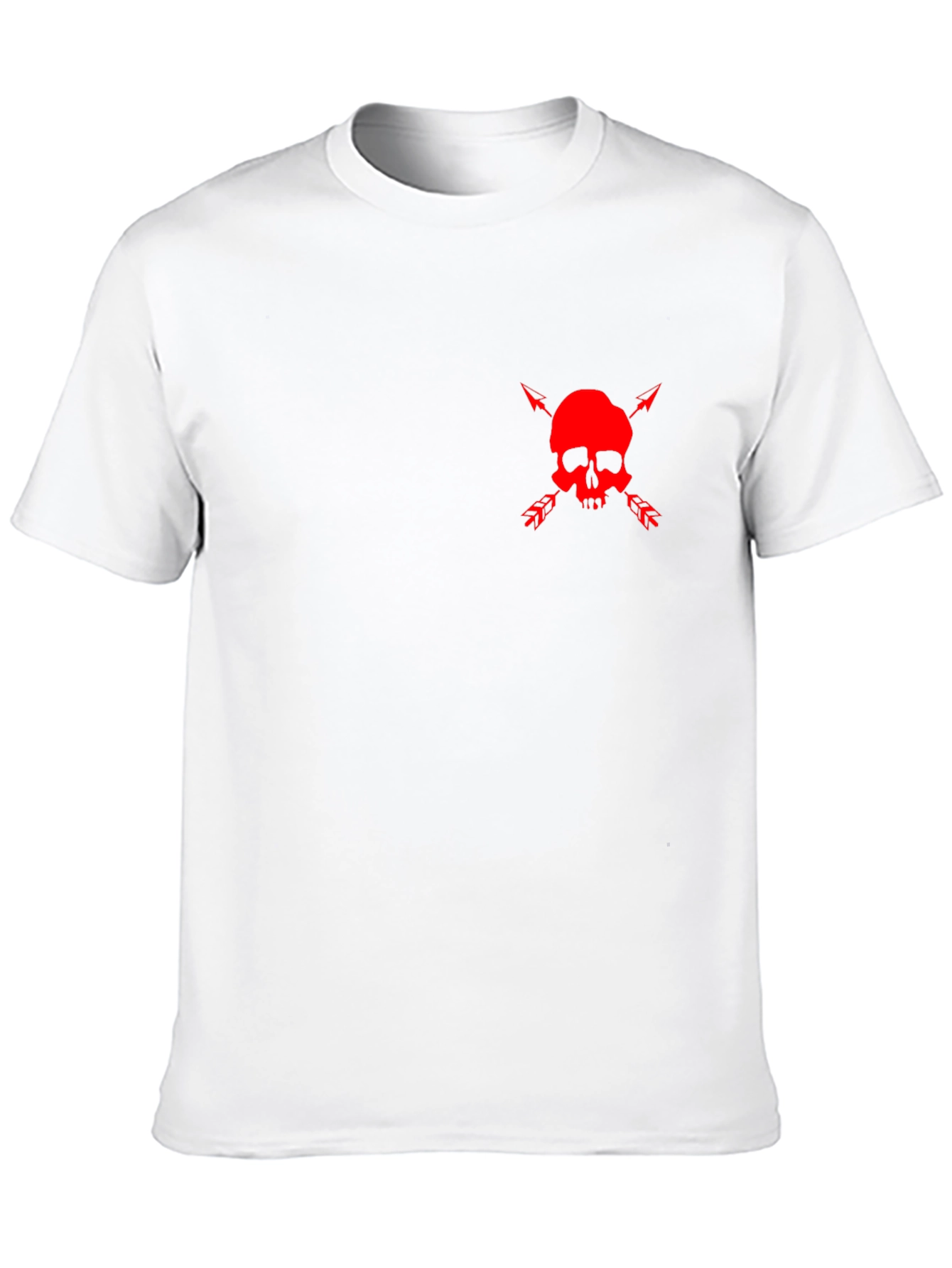 Skull & Arrows Graphic Tee - Mens Black T-Shirt