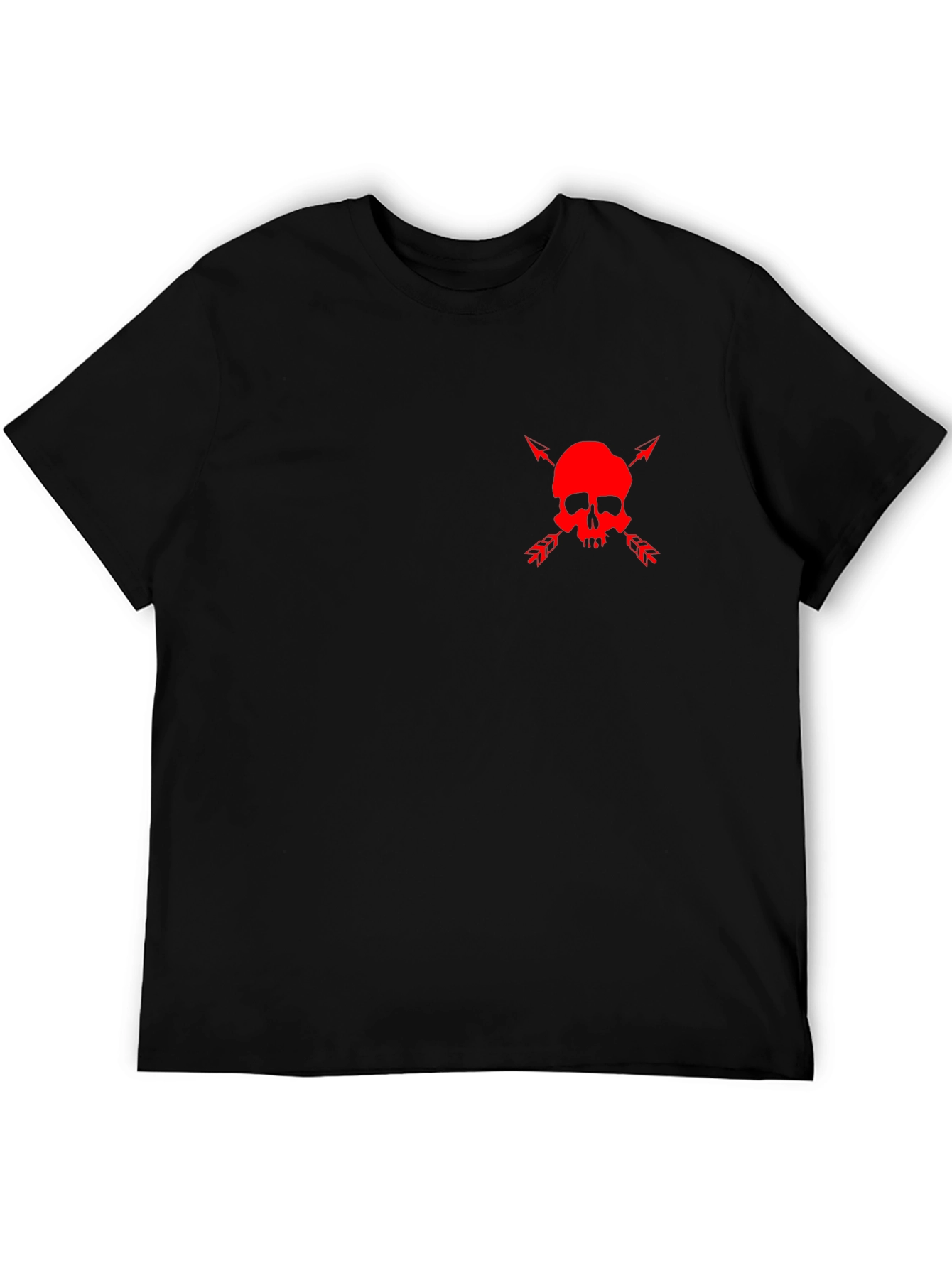 Skull & Arrows Graphic Tee - Mens Black T-Shirt