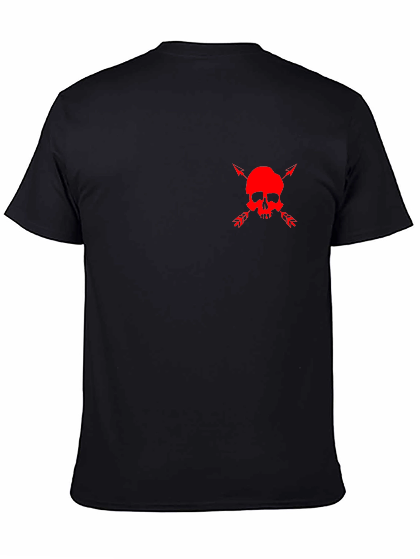 Skull & Arrows Graphic Tee - Mens Black T-Shirt