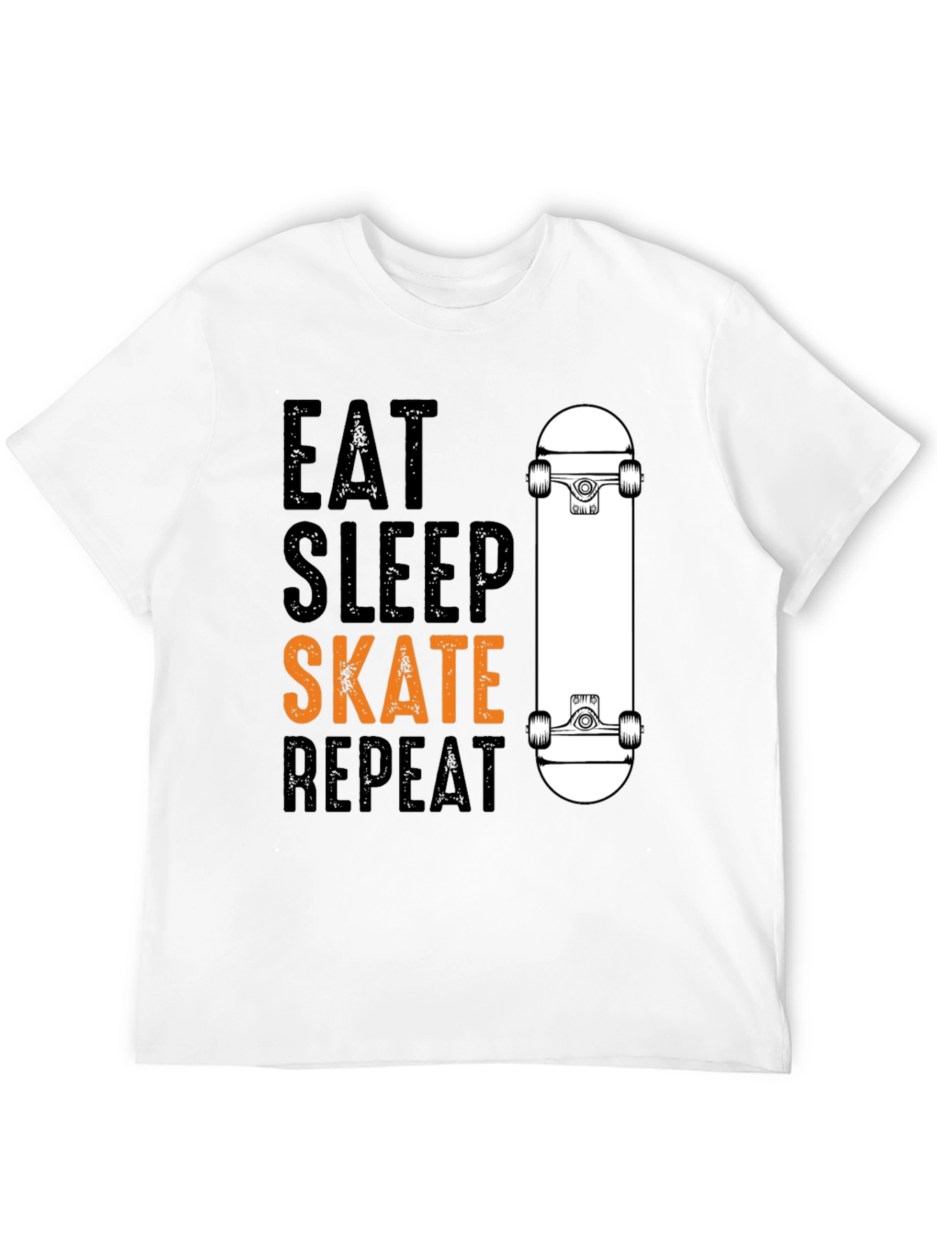 Eat Sleep Skate Repeat T-Shirt - Skateboarder Tee