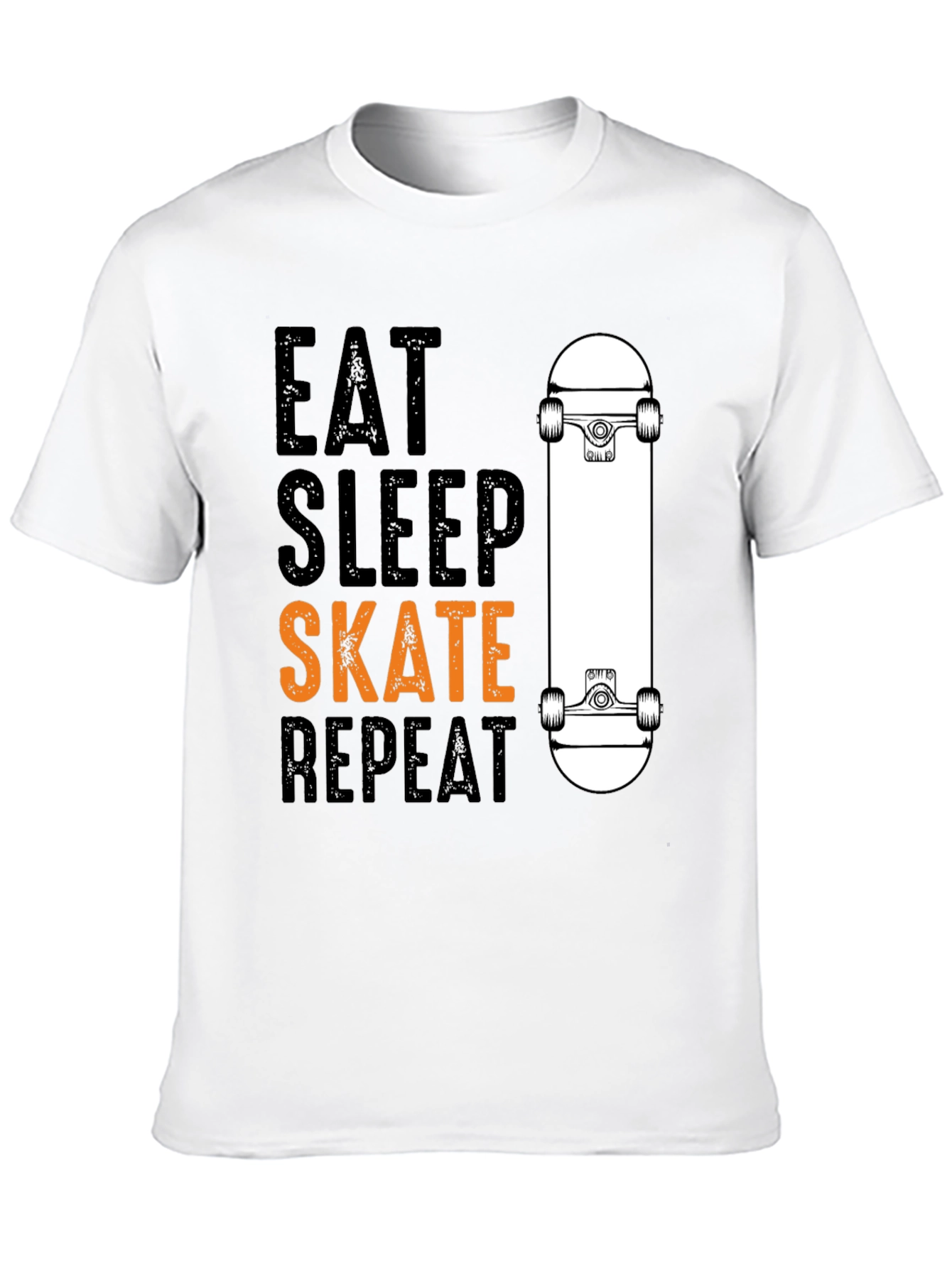 Eat Sleep Skate Repeat T-Shirt - Skateboarder Tee