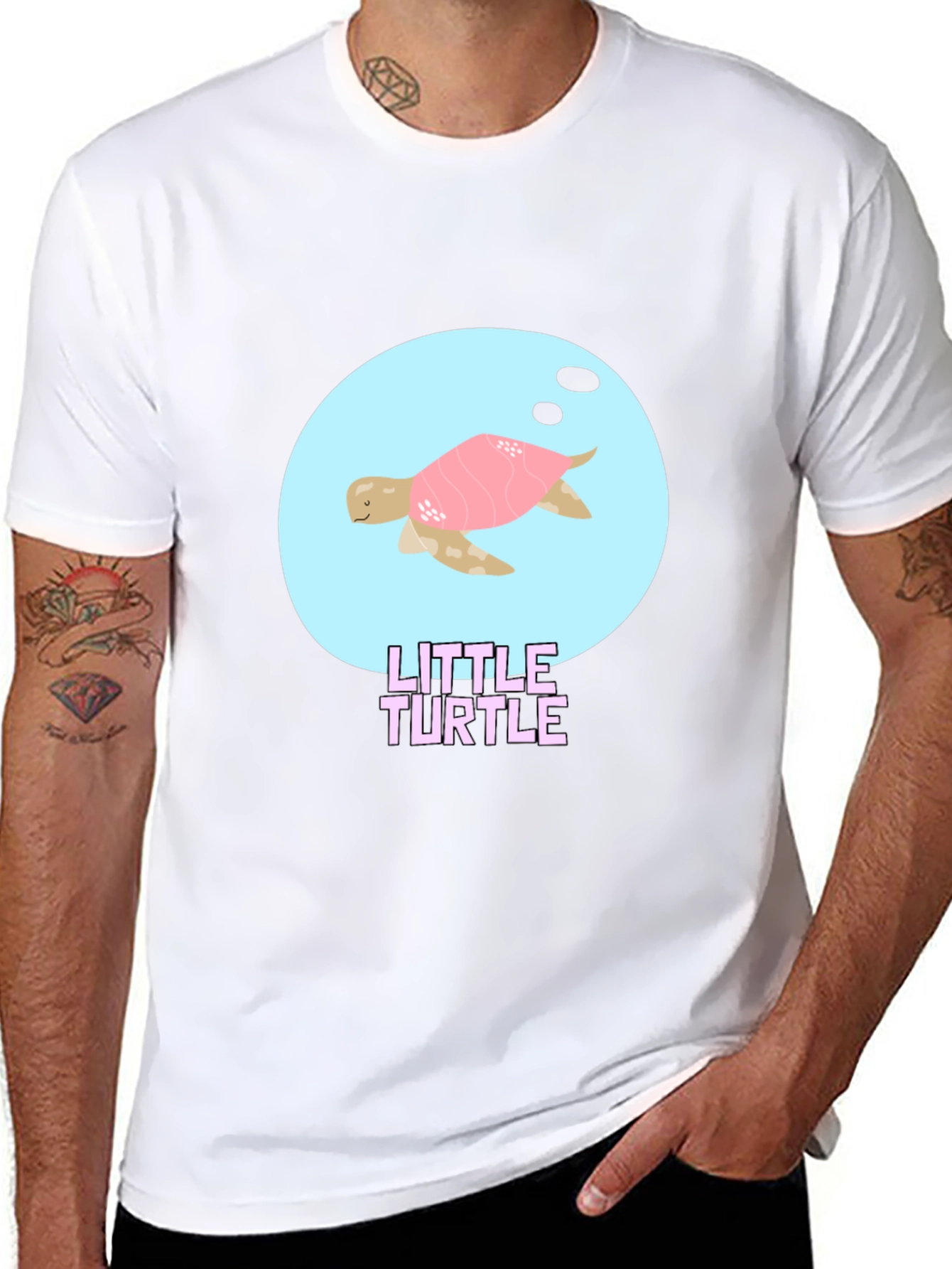 Little Turtle Graphic Tee - Casual Style