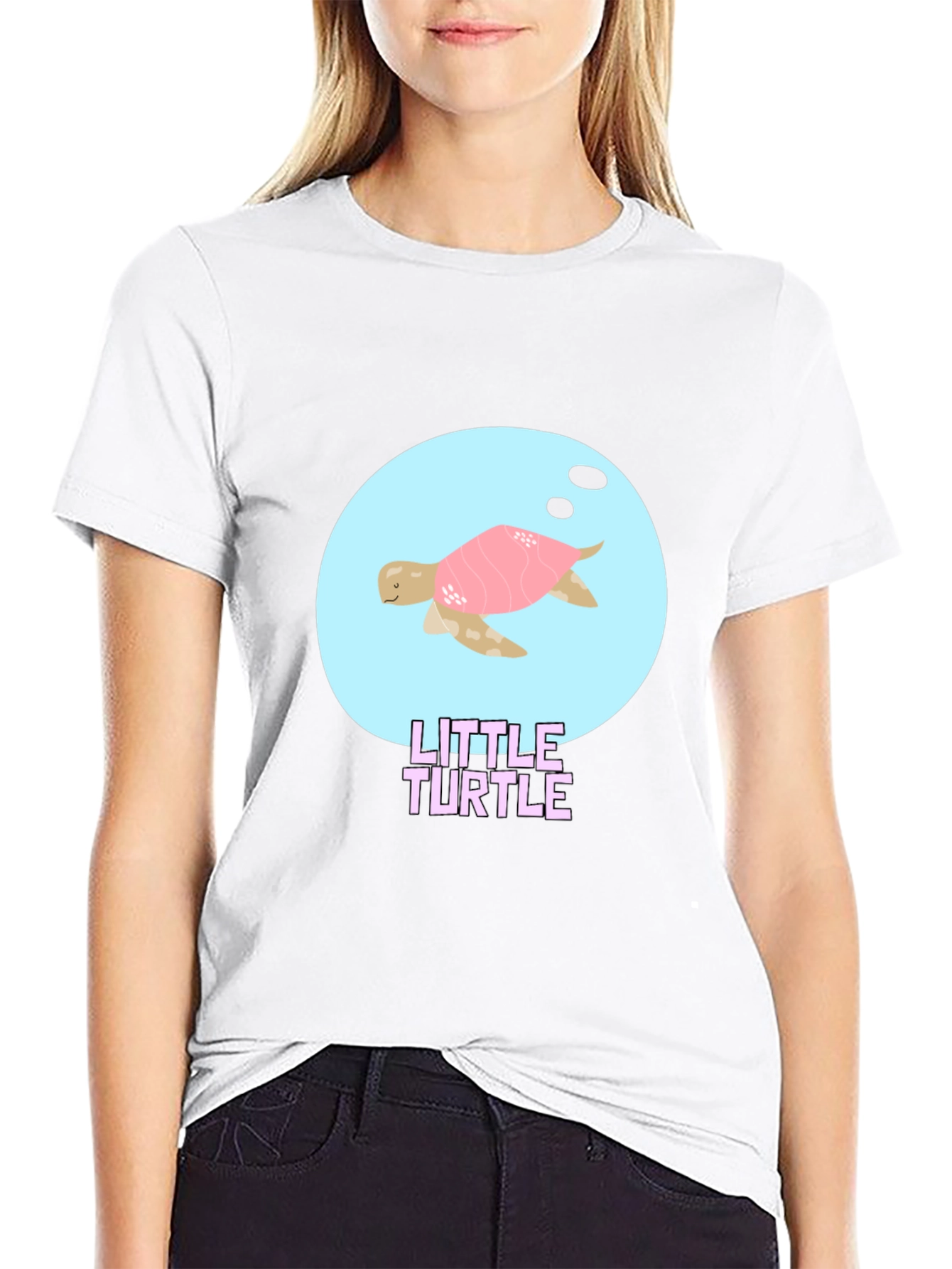 Little Turtle Graphic Tee - Casual Style