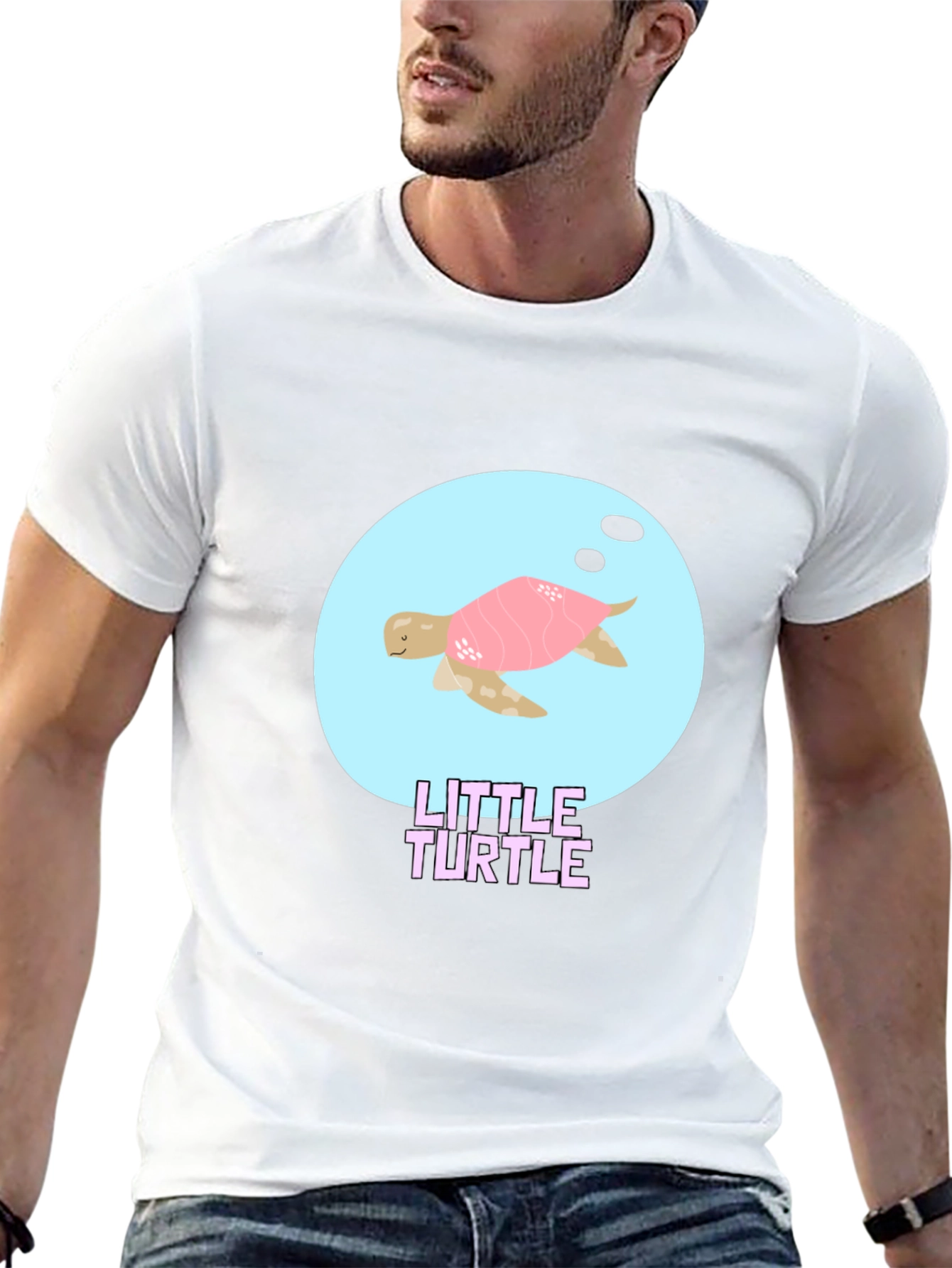Little Turtle Graphic Tee - Casual Style