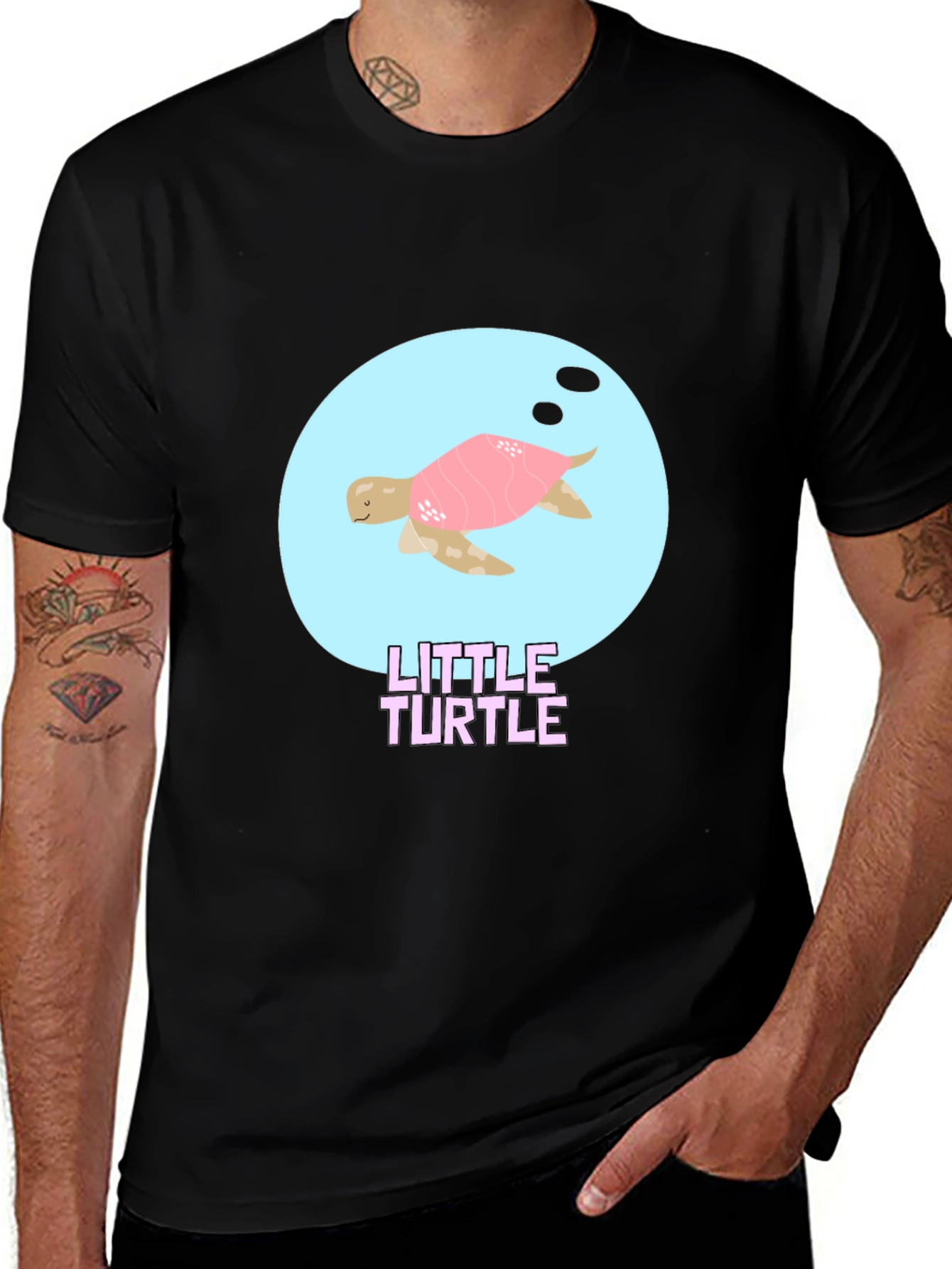 Little Turtle Graphic Tee - Casual Style
