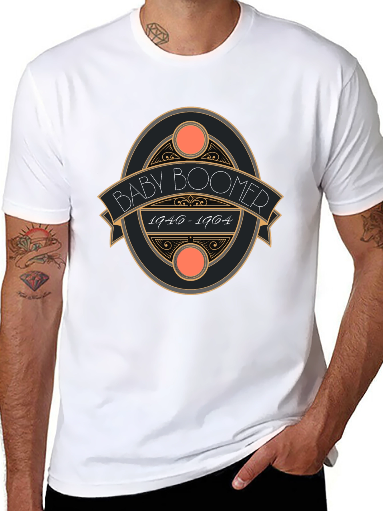 Baby Boomer Retro Style T-Shirt - 1946-1964