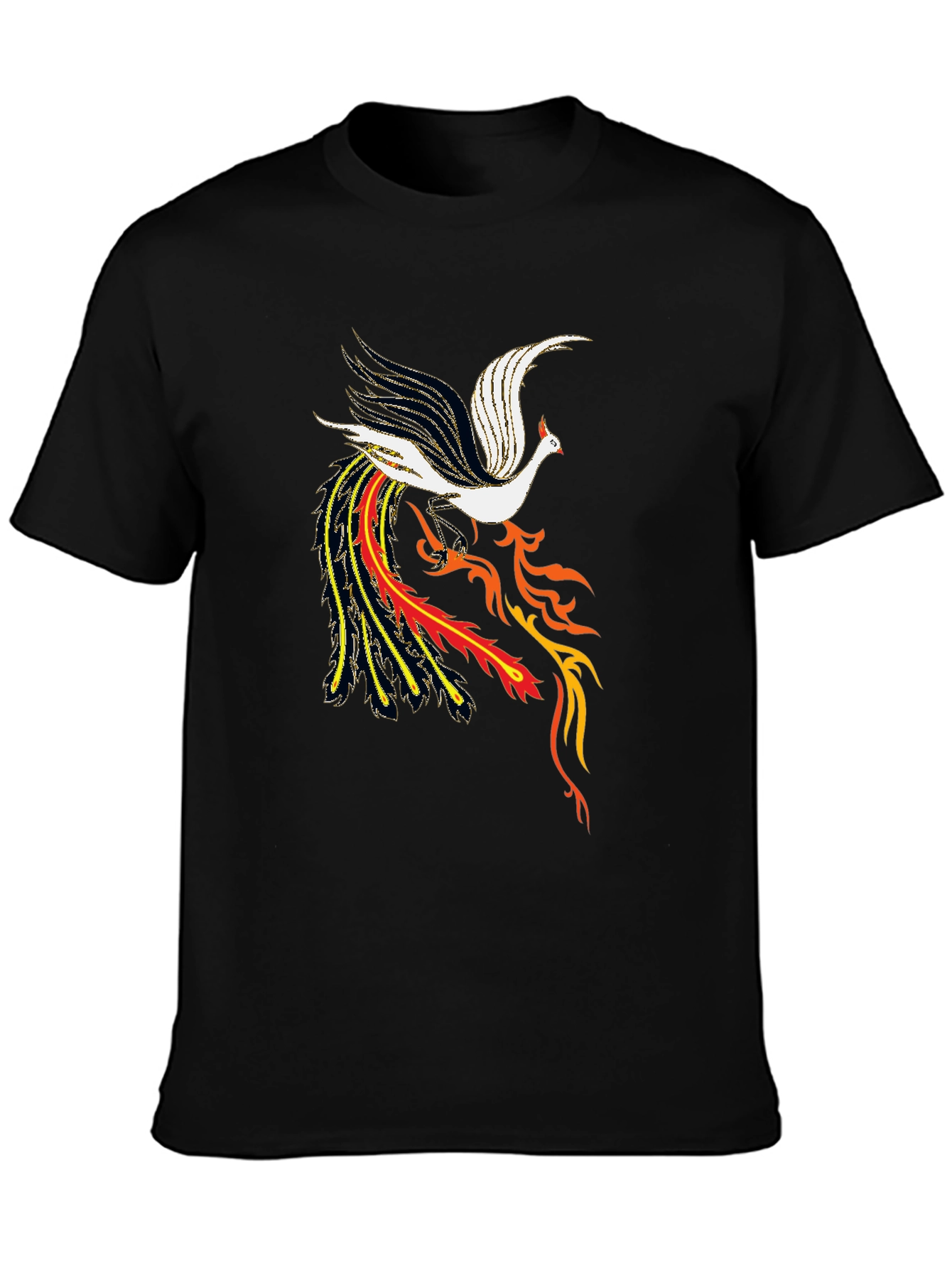 Phoenix Graphic Black T-Shirt