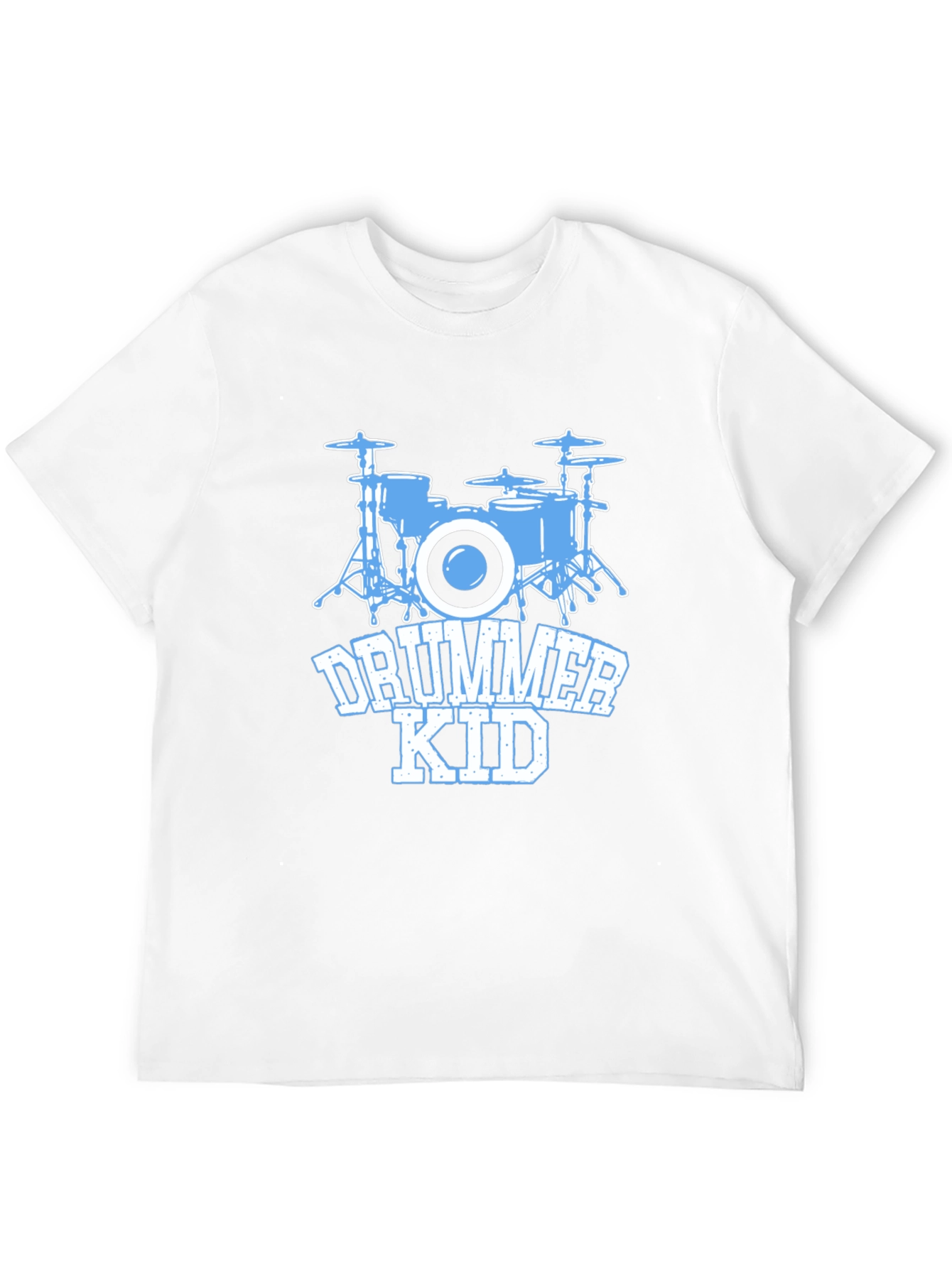 Drummer Kid T-Shirt - Black Cotton Tee
