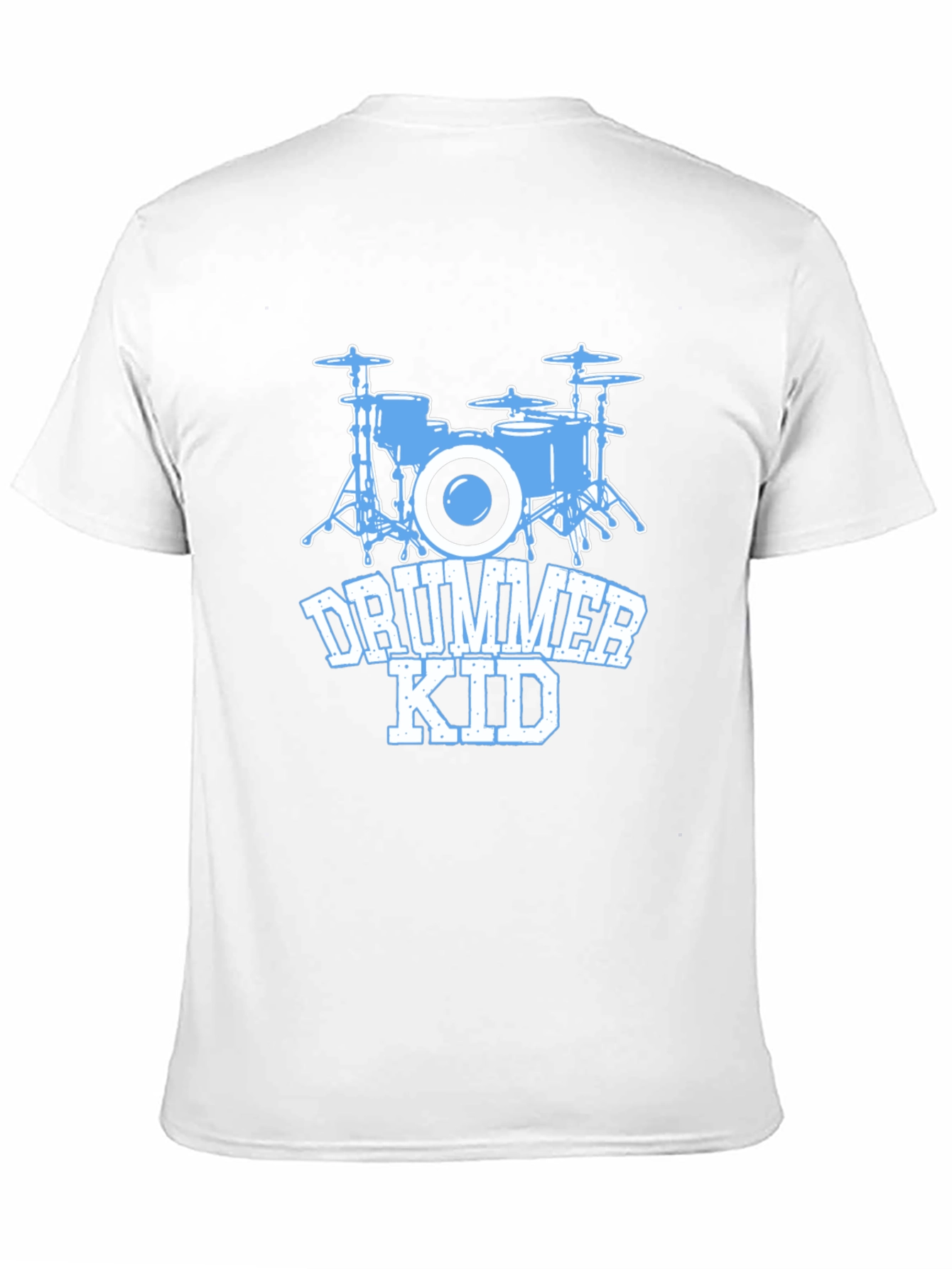 Drummer Kid T-Shirt - Black Cotton Tee