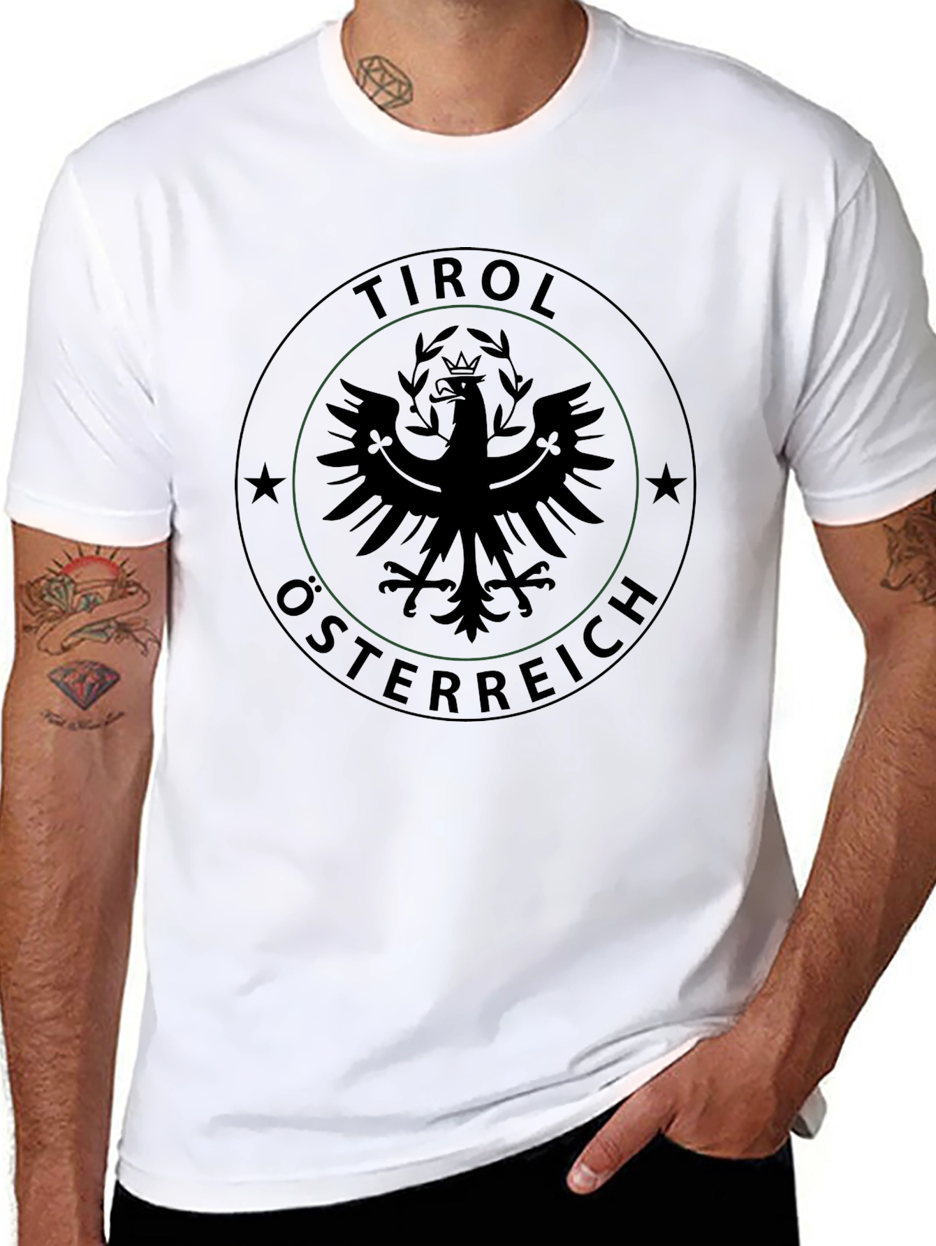 Tirol Österreich Eagle Graphic T-Shirt