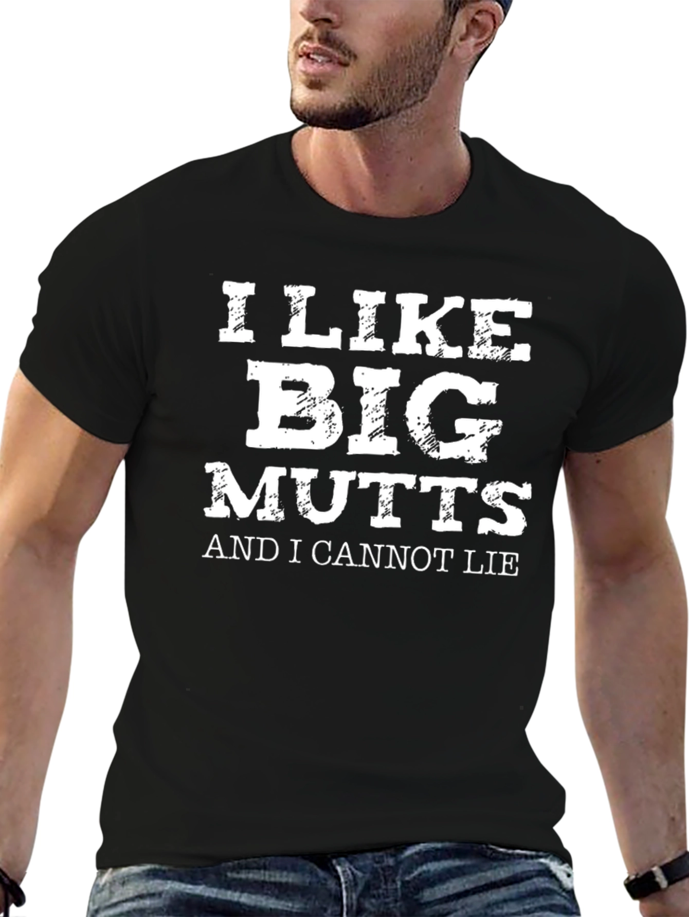 I Like Big Mutts Funny Graphic T-Shirt