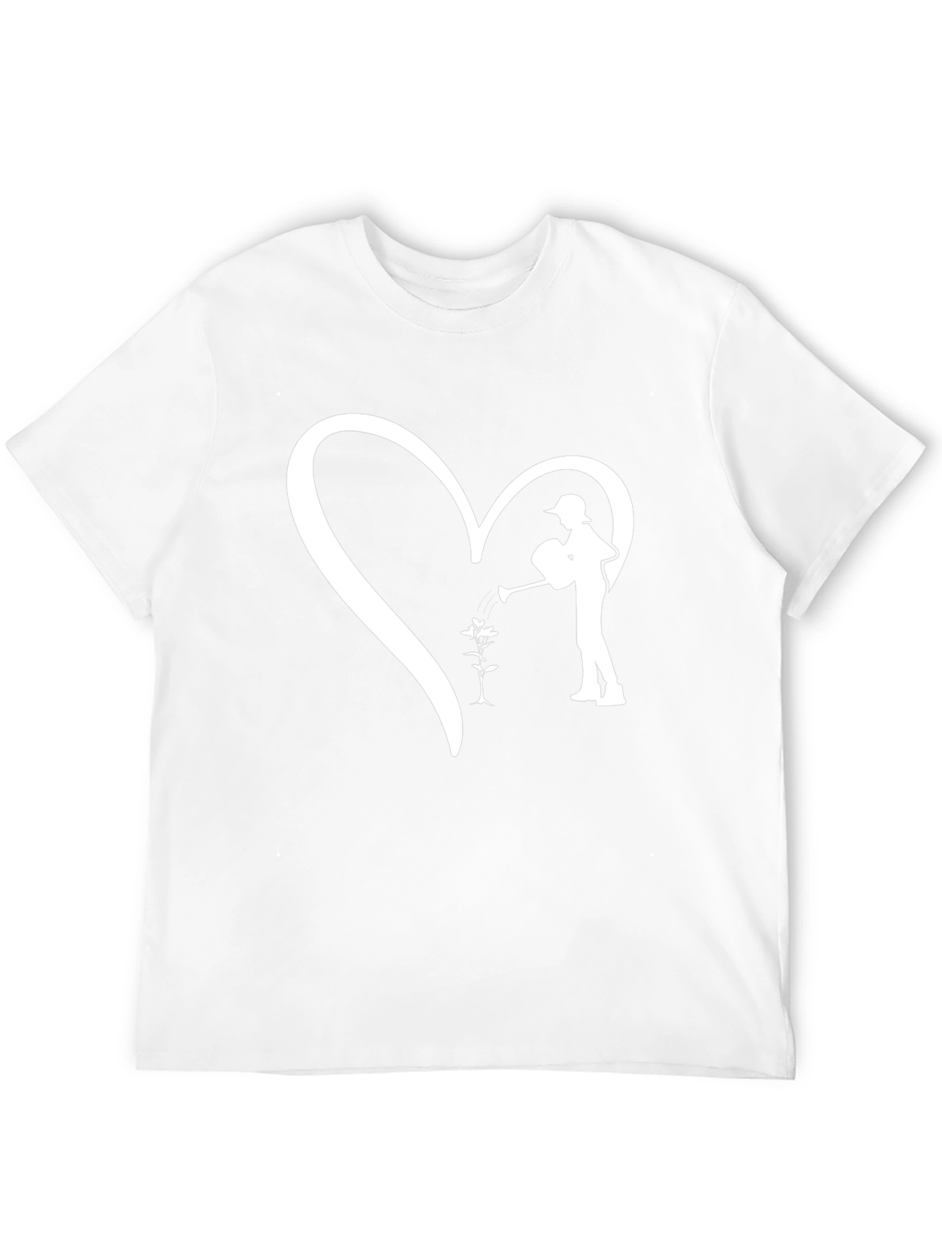Heart Gardener Graphic Tee - Black Unisex T-Shirt