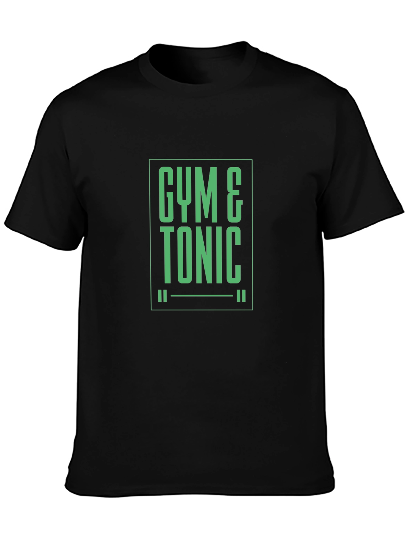 Gym & Tonic Black T-Shirt - Mens Fitness Apparel