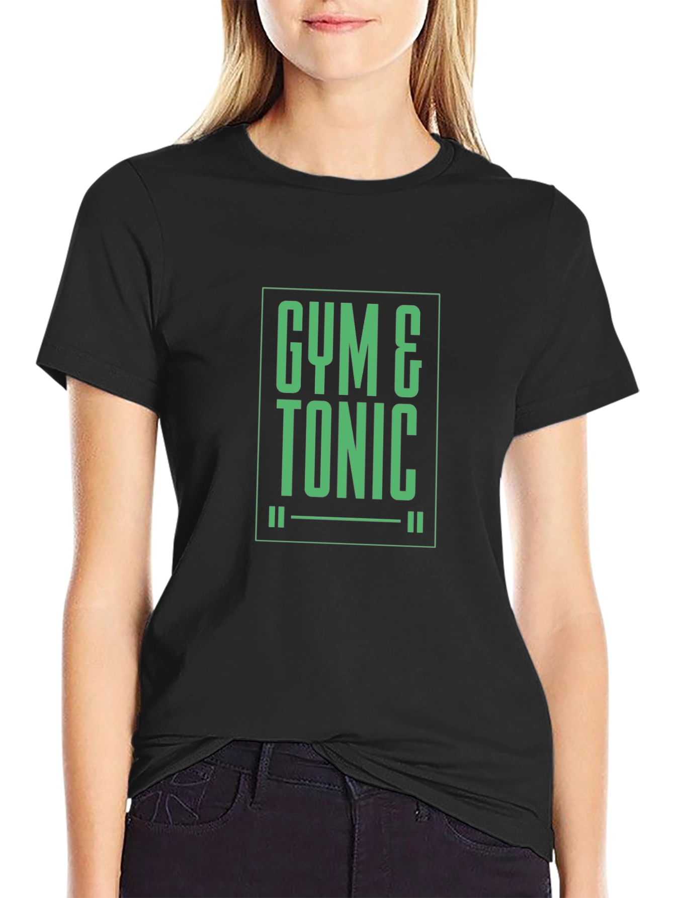 Gym & Tonic Black T-Shirt - Mens Fitness Apparel