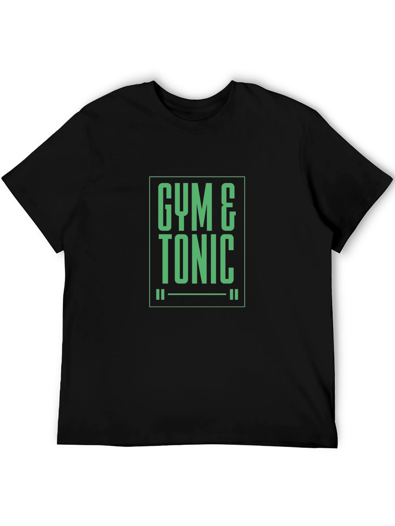 Gym & Tonic Black T-Shirt - Mens Fitness Apparel