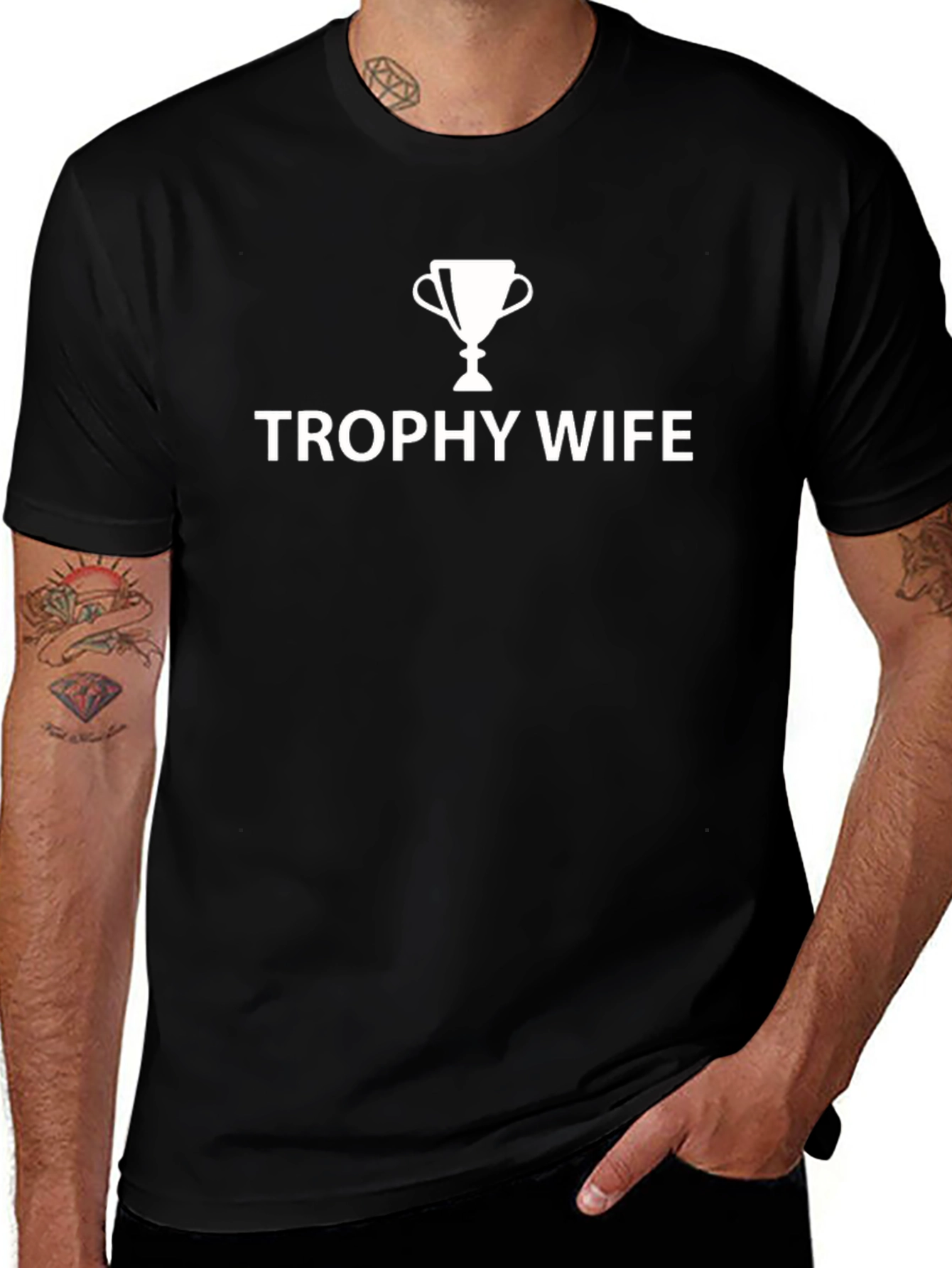 Trophy Wife T-Shirt - Humorous Husband Tee