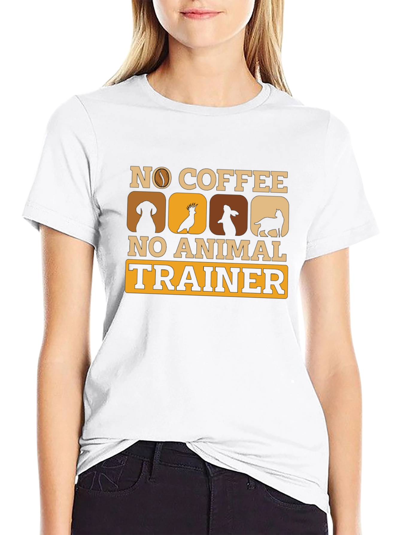 No Coffee No Animal Trainer T-Shirt
