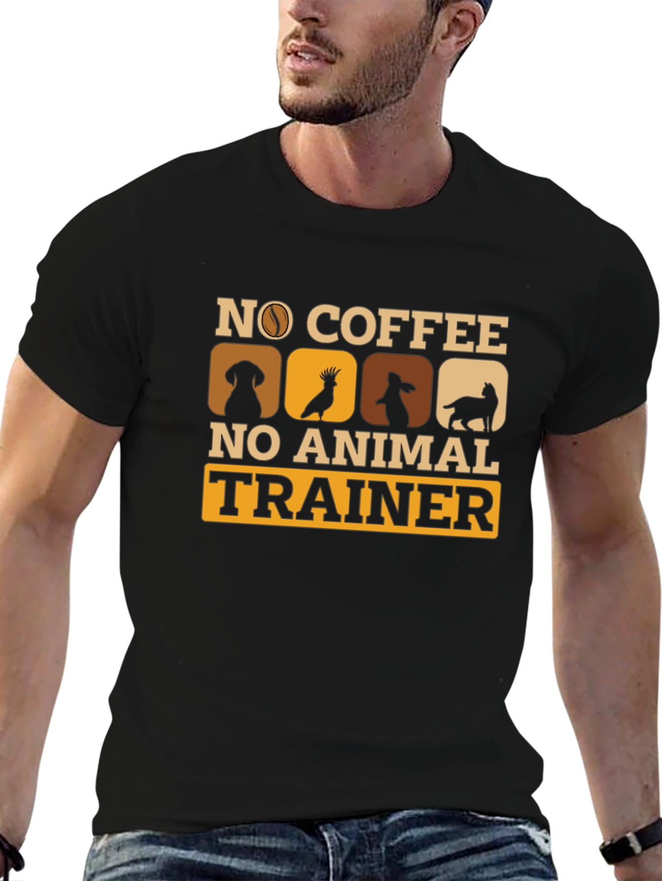 No Coffee No Animal Trainer T-Shirt