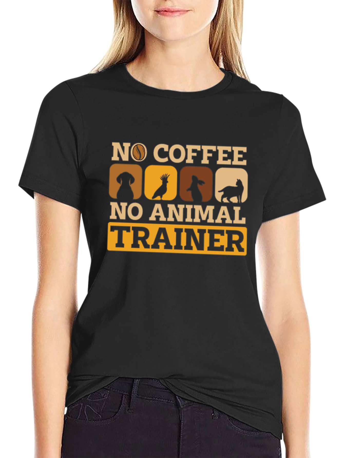 No Coffee No Animal Trainer T-Shirt