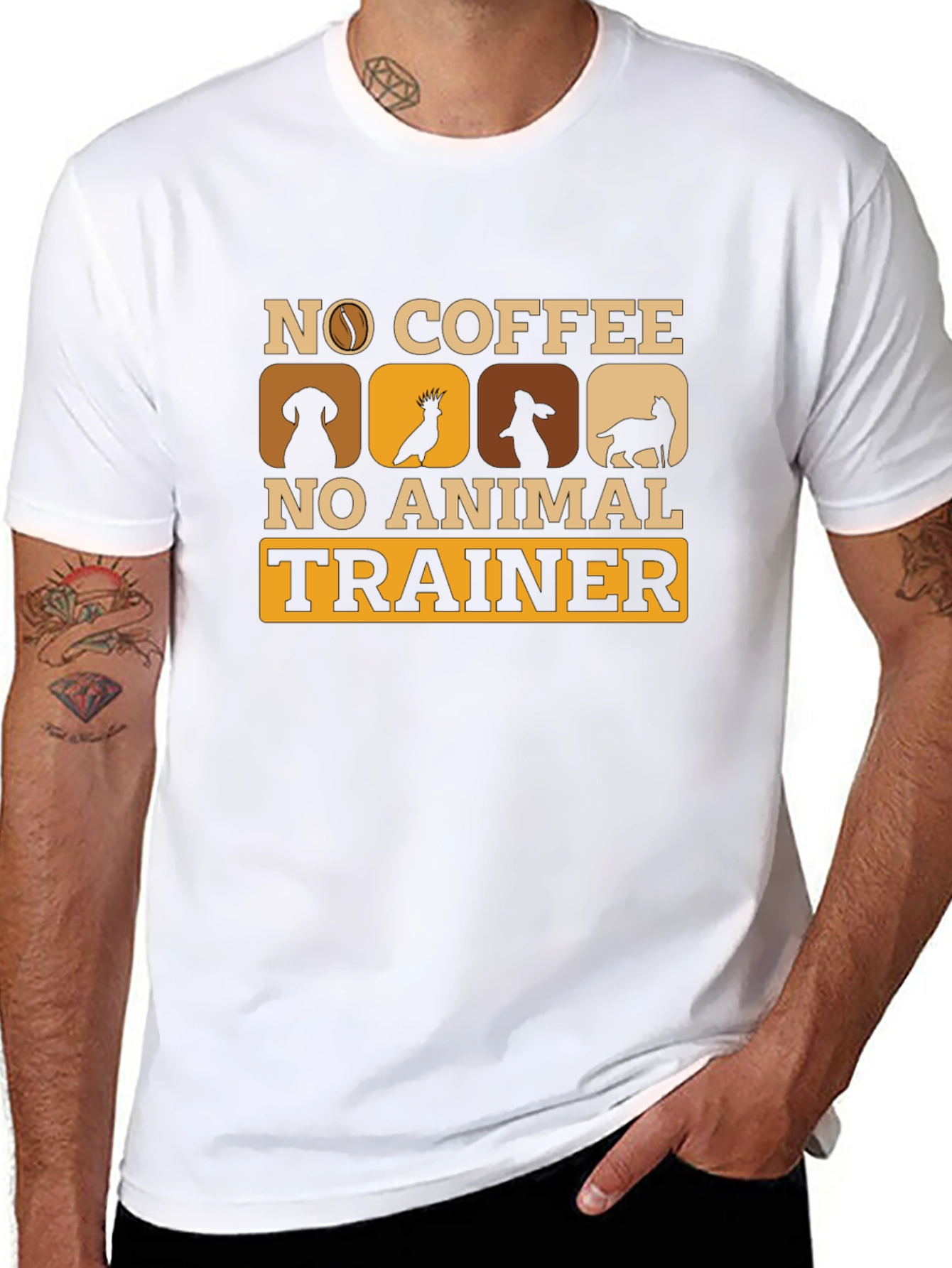 No Coffee No Animal Trainer T-Shirt