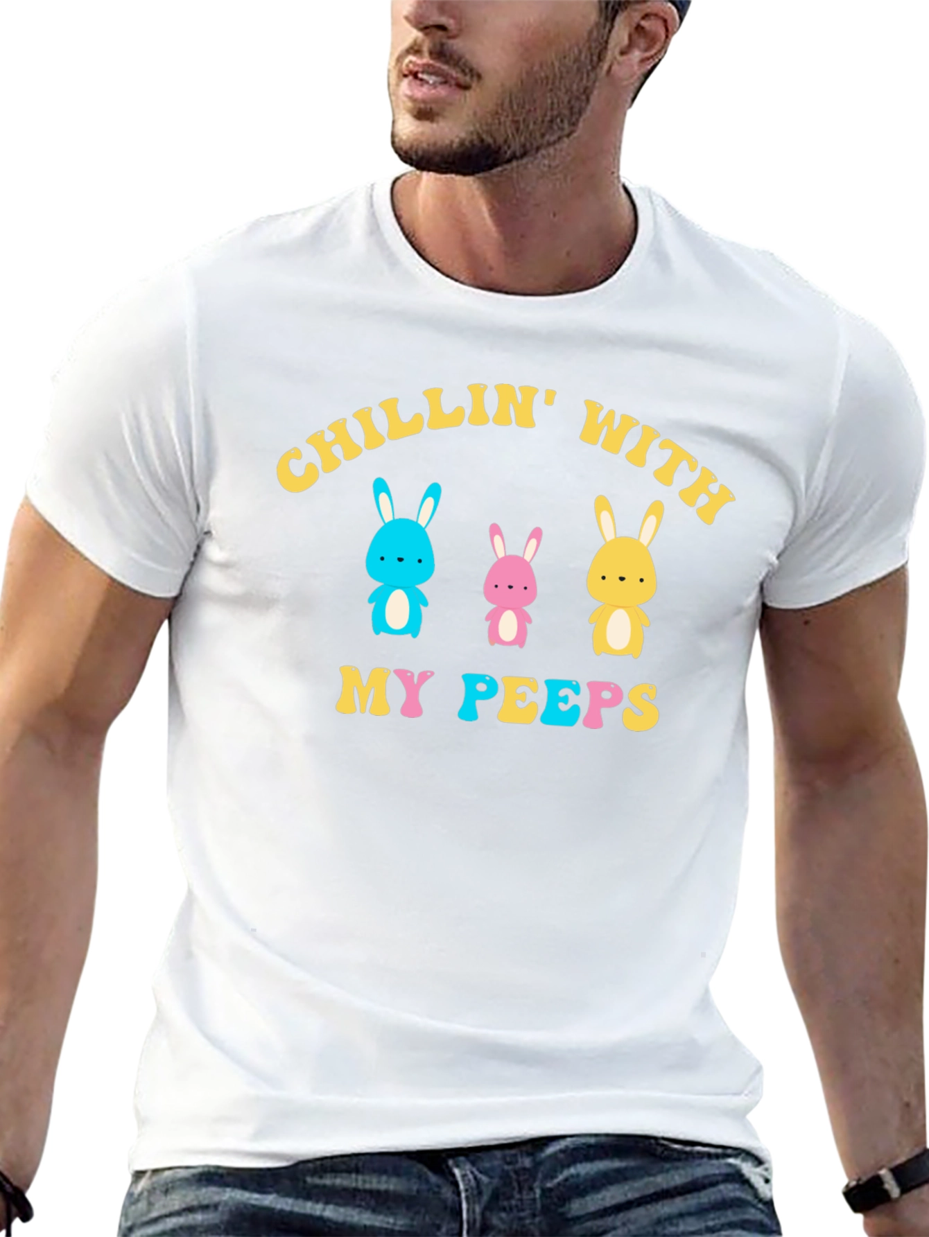 Chillin With My Peeps Easter T-Shirt