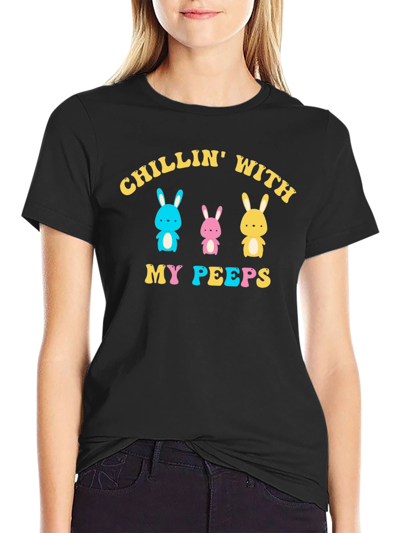 Chillin With My Peeps Easter T-Shirt