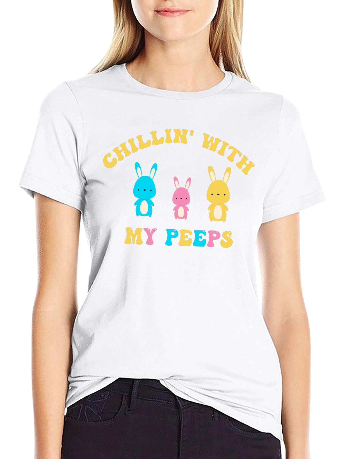 Chillin With My Peeps Easter T-Shirt