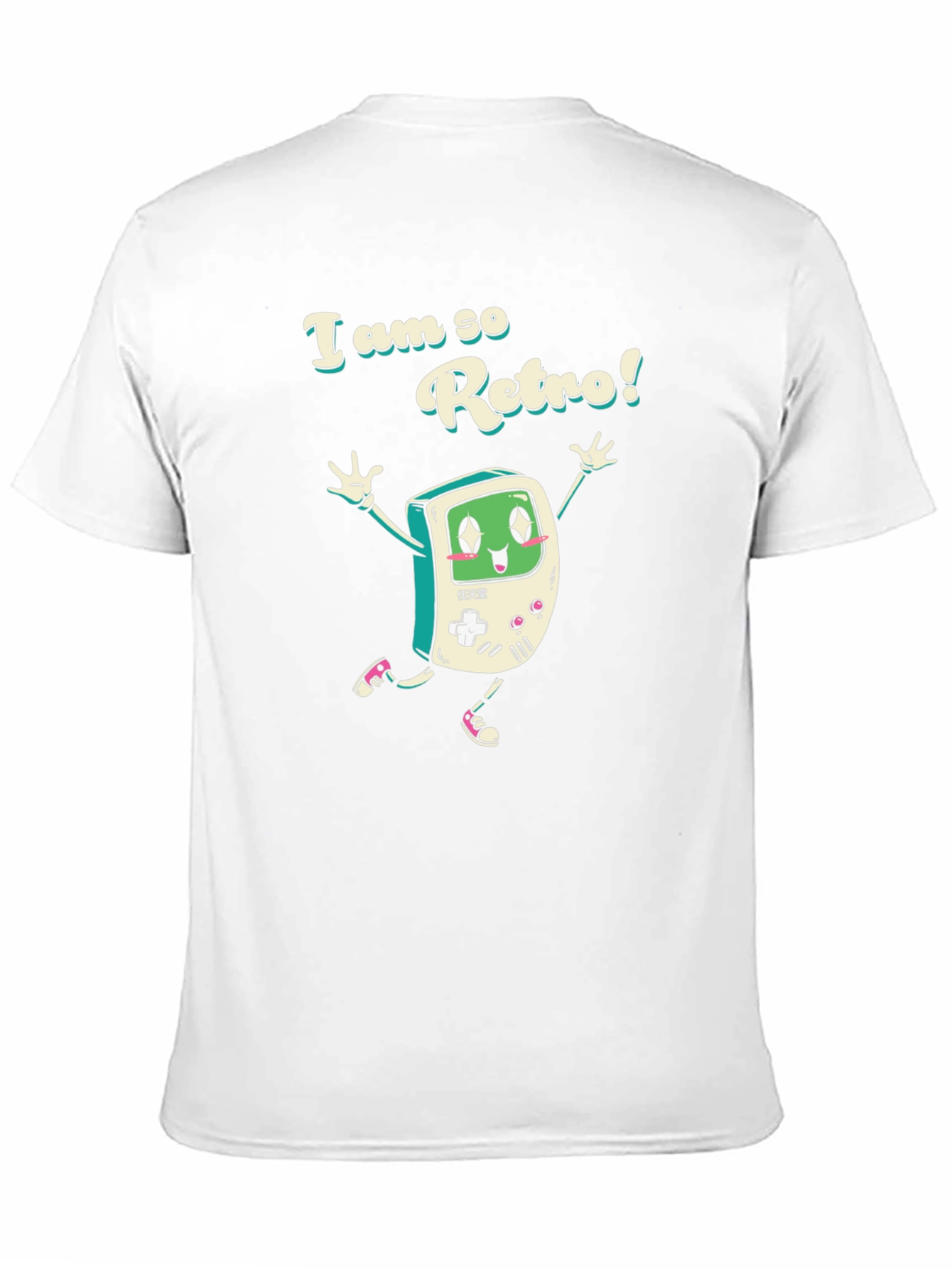 Retro Gamer T-Shirt - Black Cotton Blend