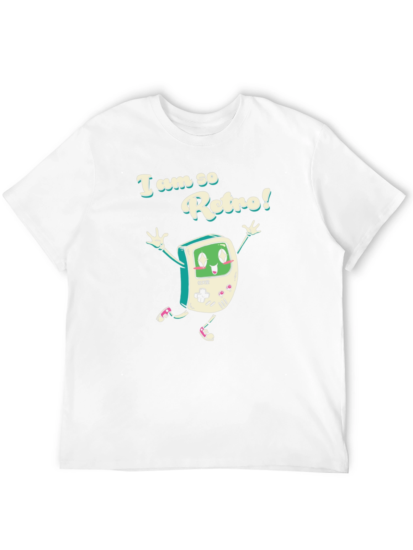 Retro Gamer T-Shirt - Black Cotton Blend