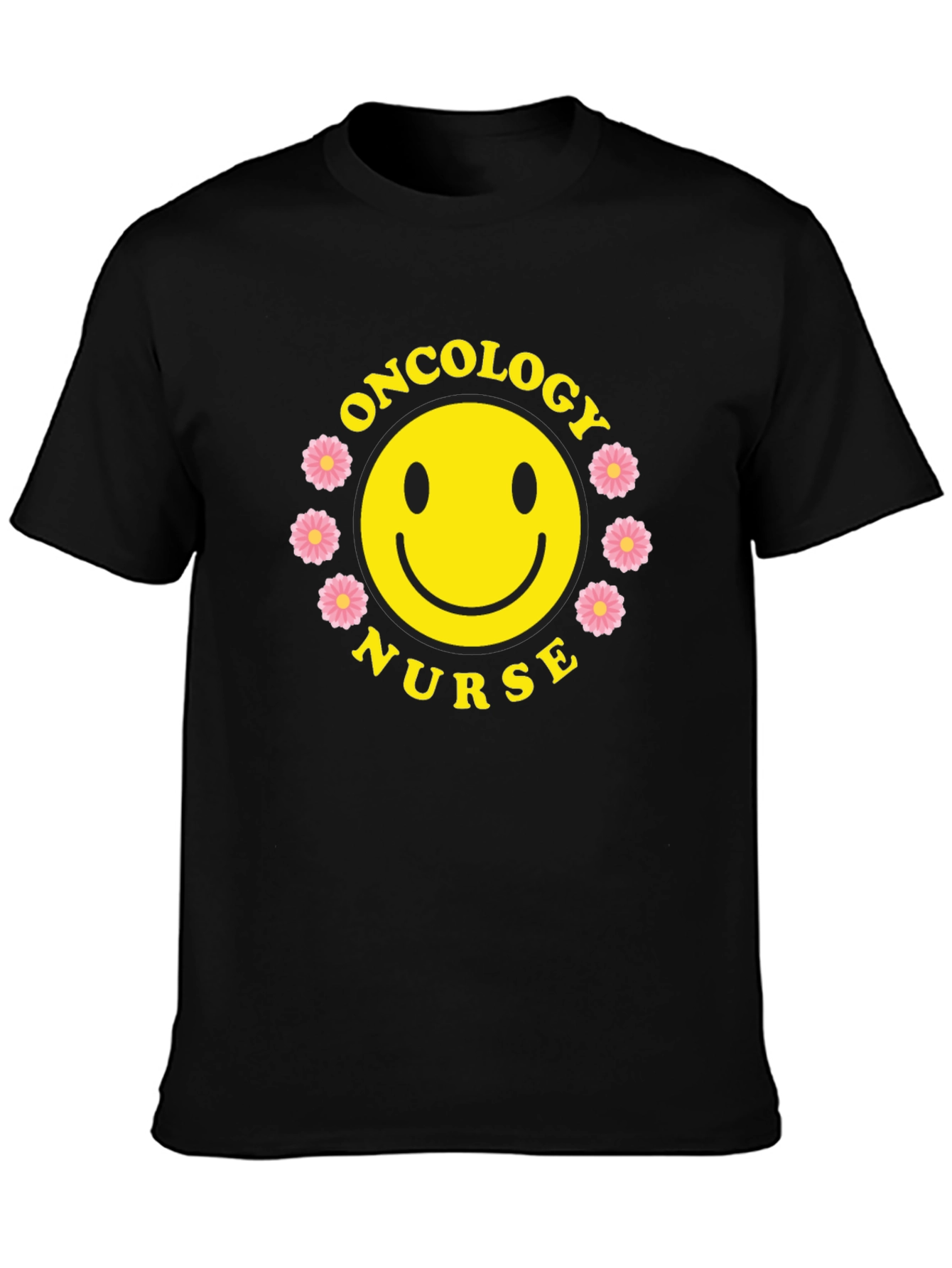 Oncology Nurse Smiley Face T-Shirt