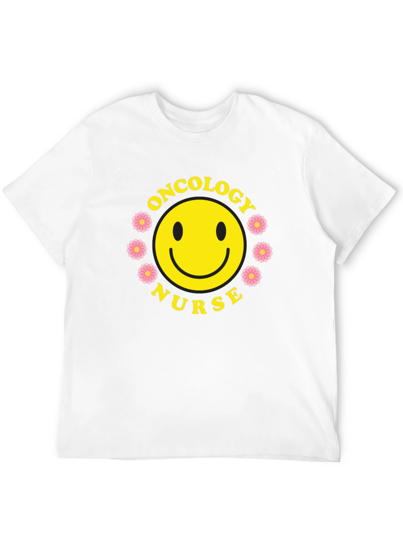 Oncology Nurse Smiley Face T-Shirt
