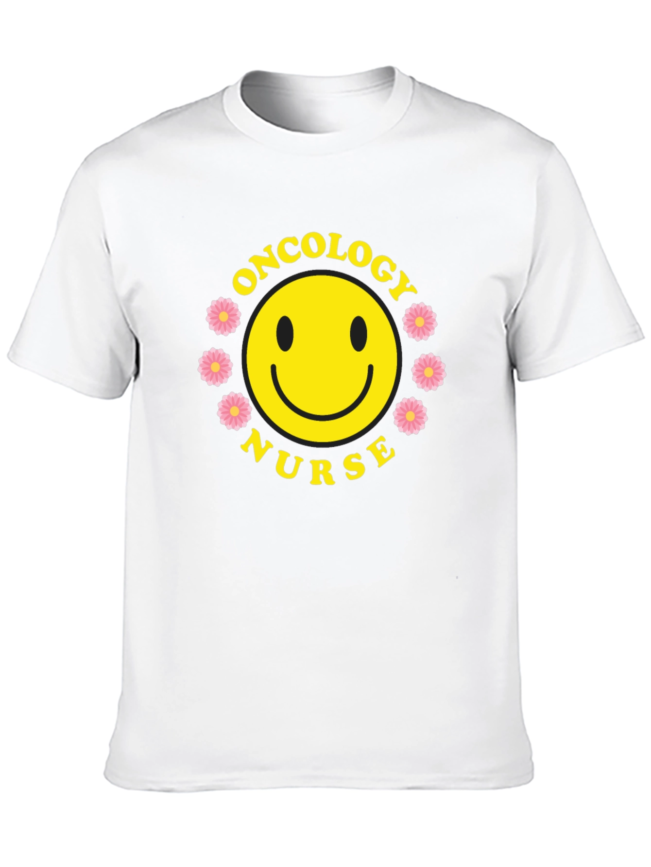 Oncology Nurse Smiley Face T-Shirt