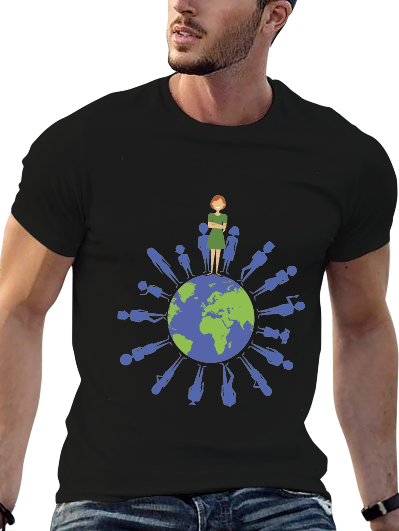 Global Unity Graphic Tee - Black