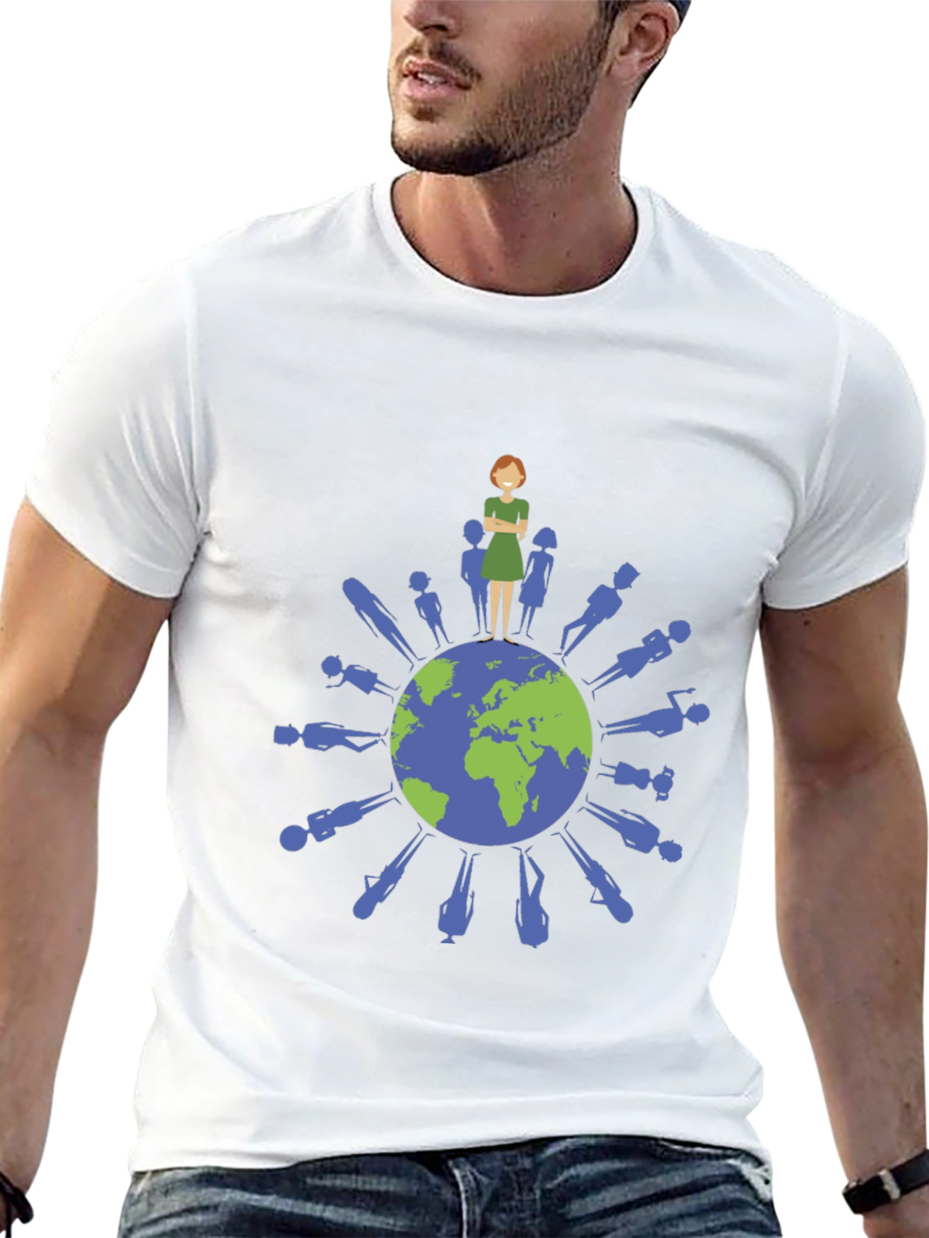 Global Unity Graphic Tee - Black