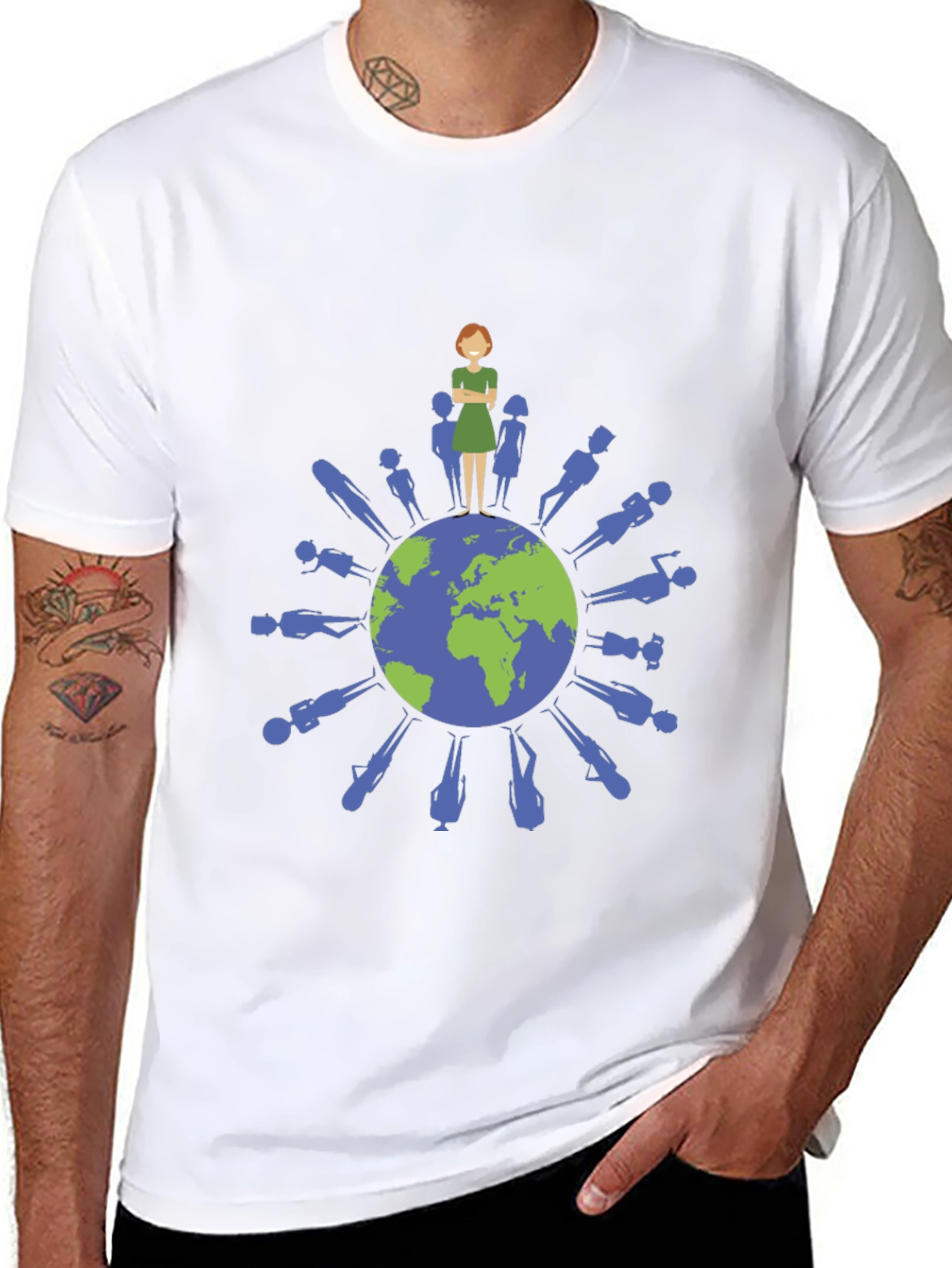 Global Unity Graphic Tee - Black
