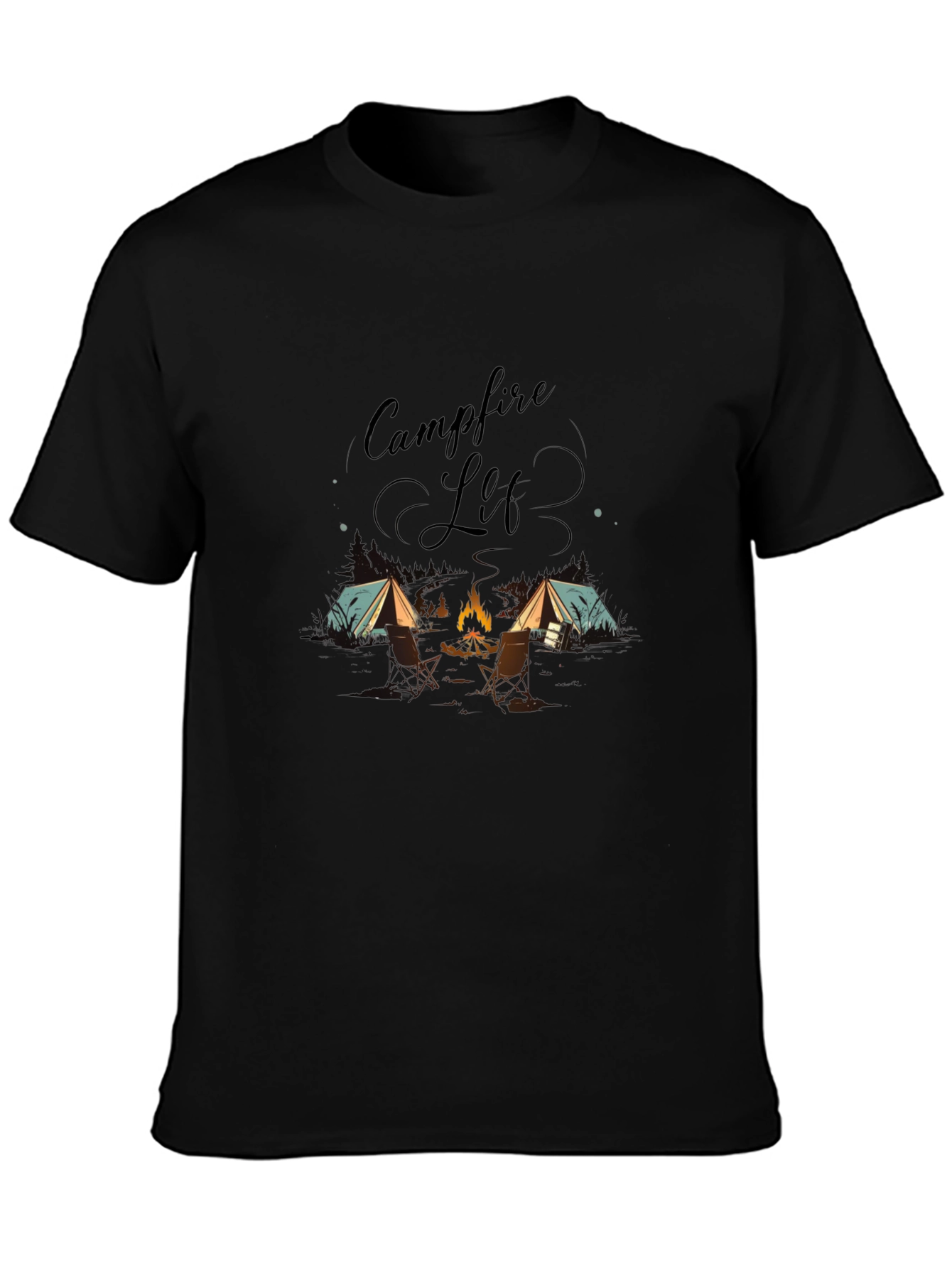 Campfire Life Graphic Tee - Adventure Ready!