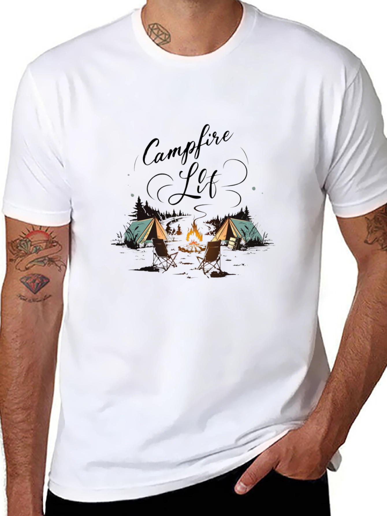 Campfire Life Graphic Tee - Adventure Ready!