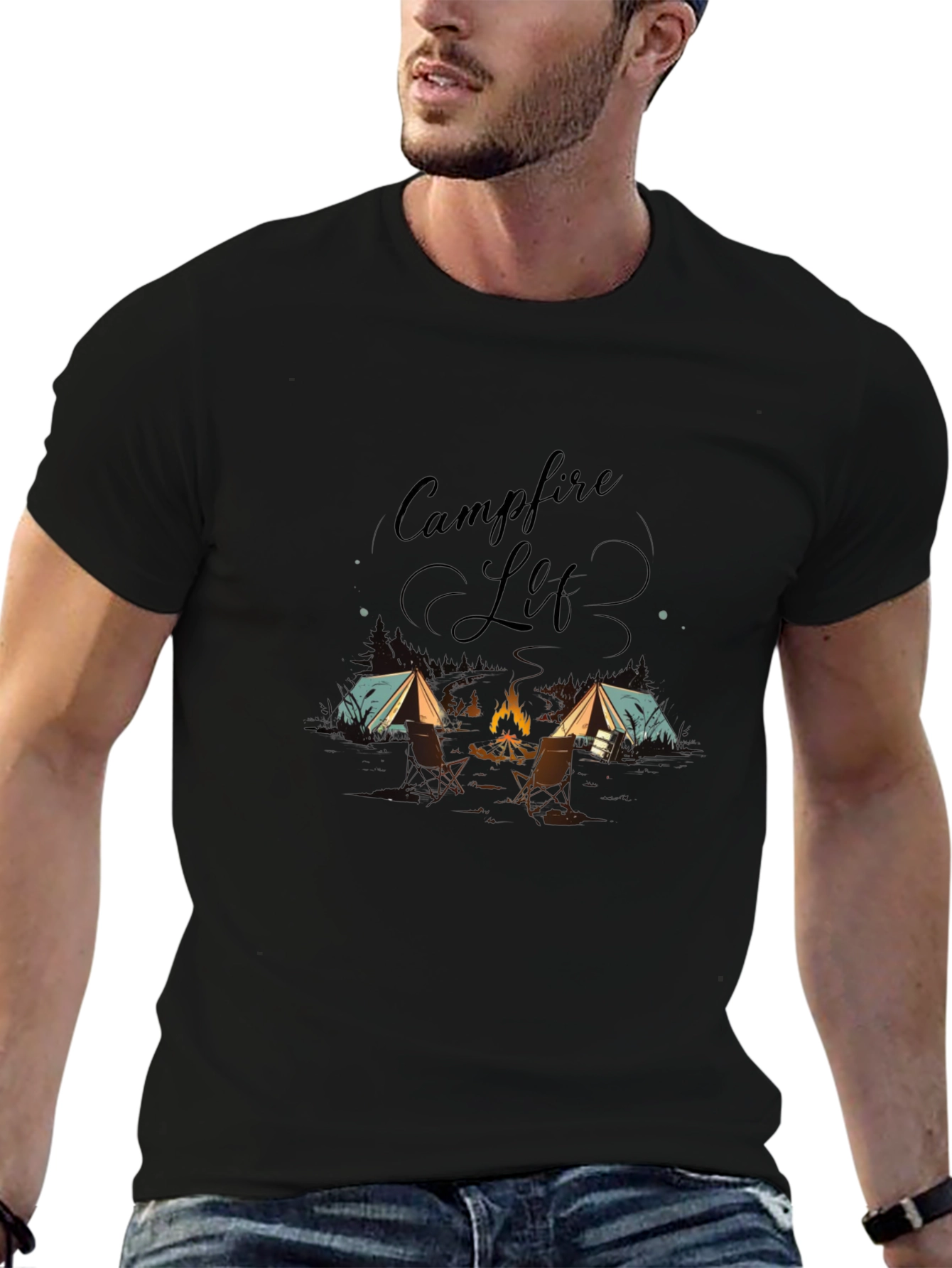 Campfire Life Graphic Tee - Adventure Ready!