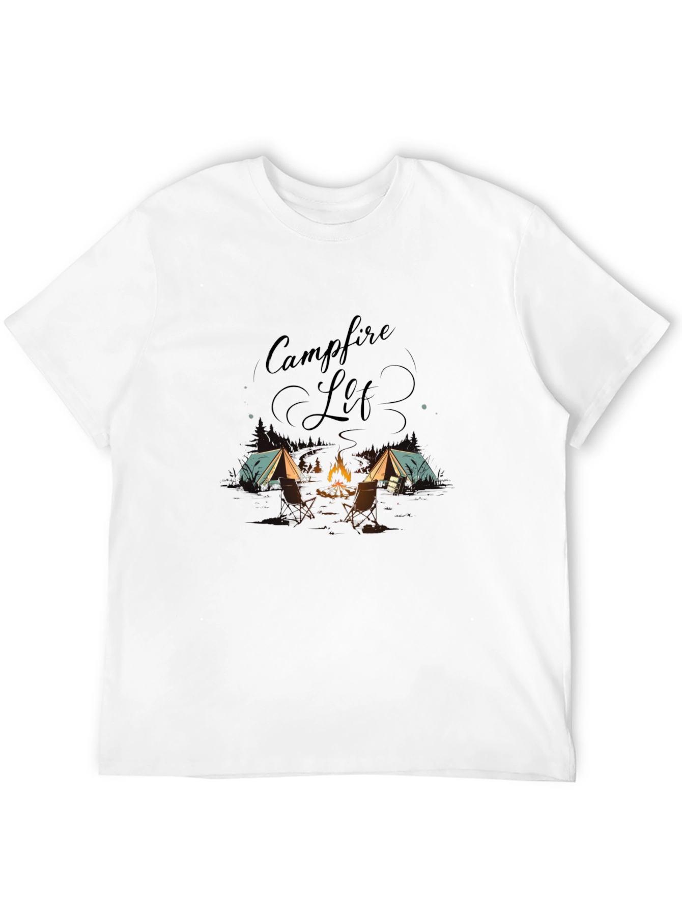 Campfire Life Graphic Tee - Adventure Ready!