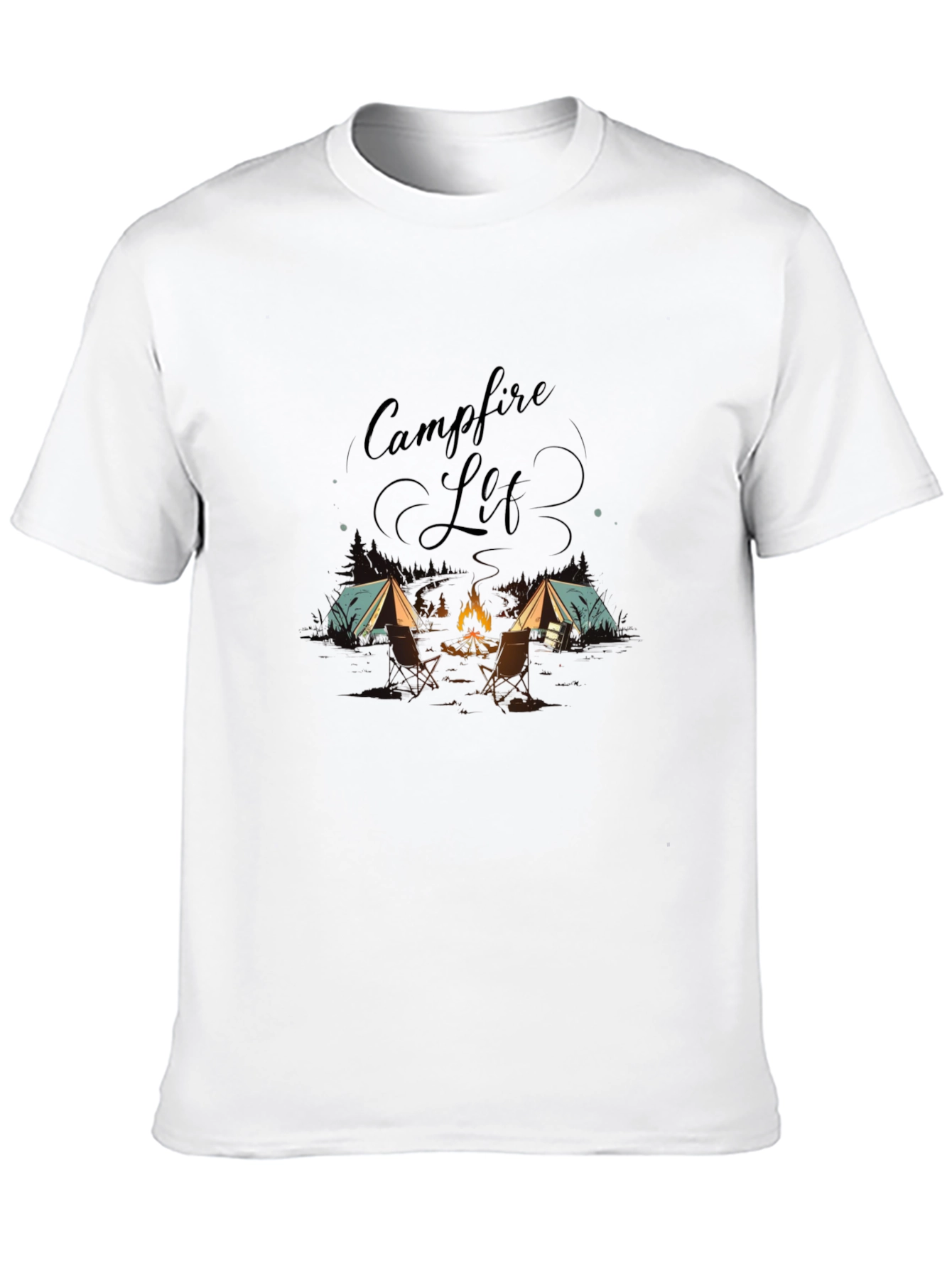 Campfire Life Graphic Tee - Adventure Ready!