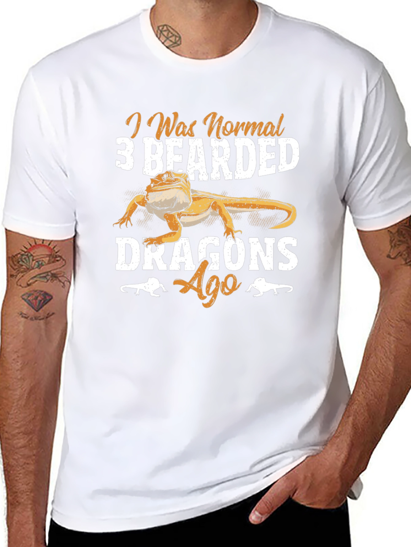 Bearded Dragon Graphic Tee - Funny Pet Lizard Shirt