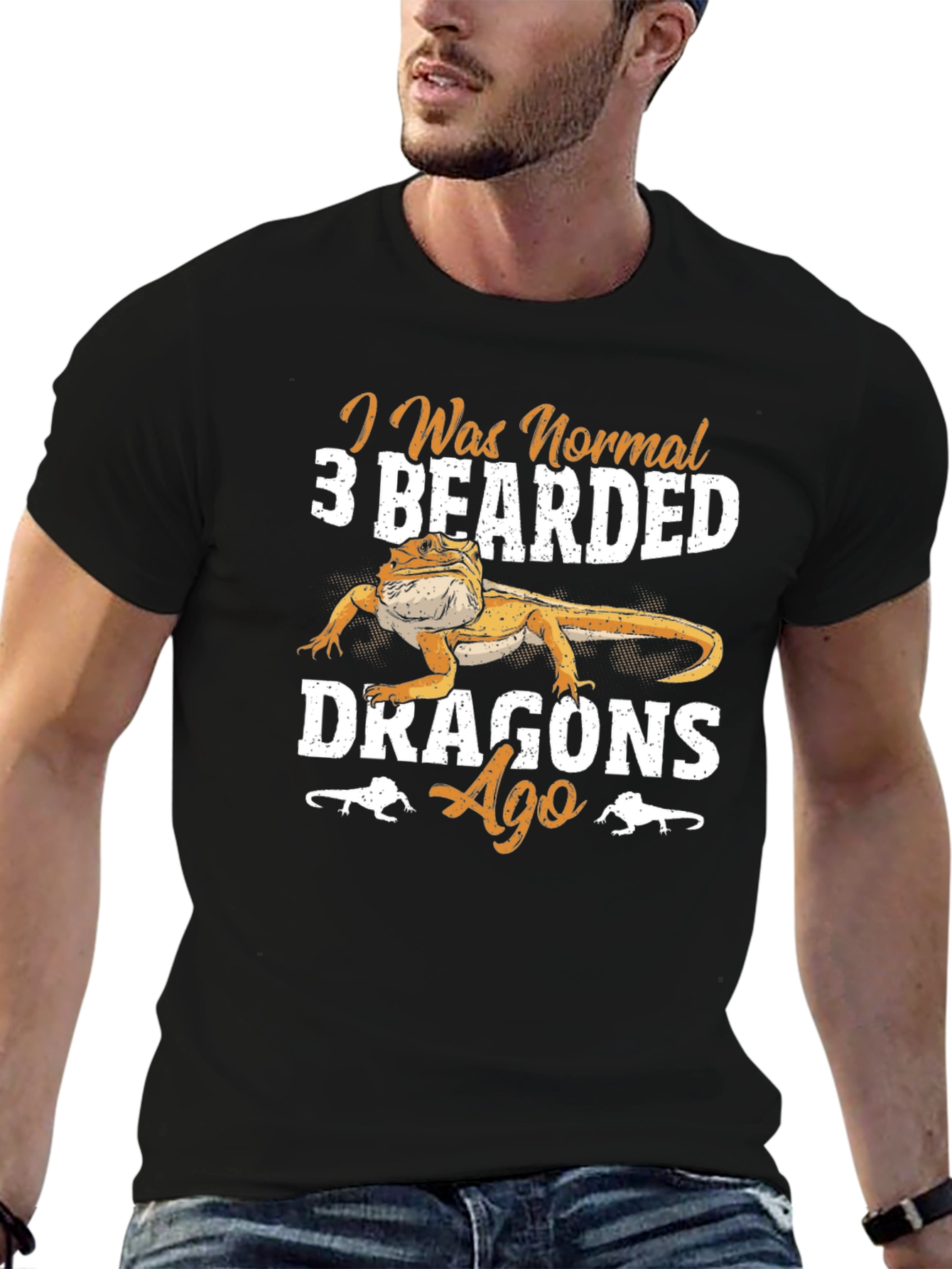 Bearded Dragon Graphic Tee - Funny Pet Lizard Shirt