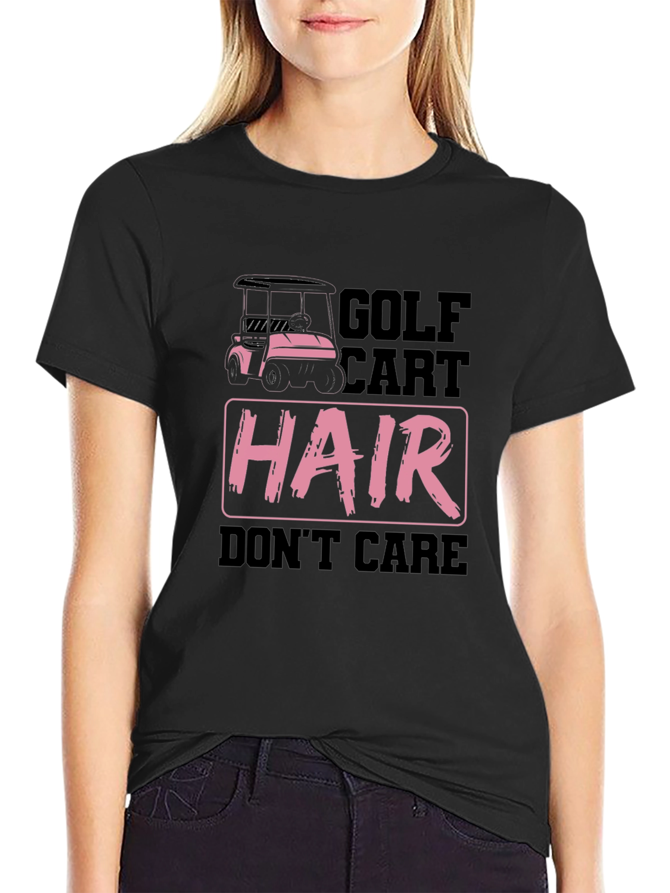 Golf Cart Hair Dont Care T-Shirt