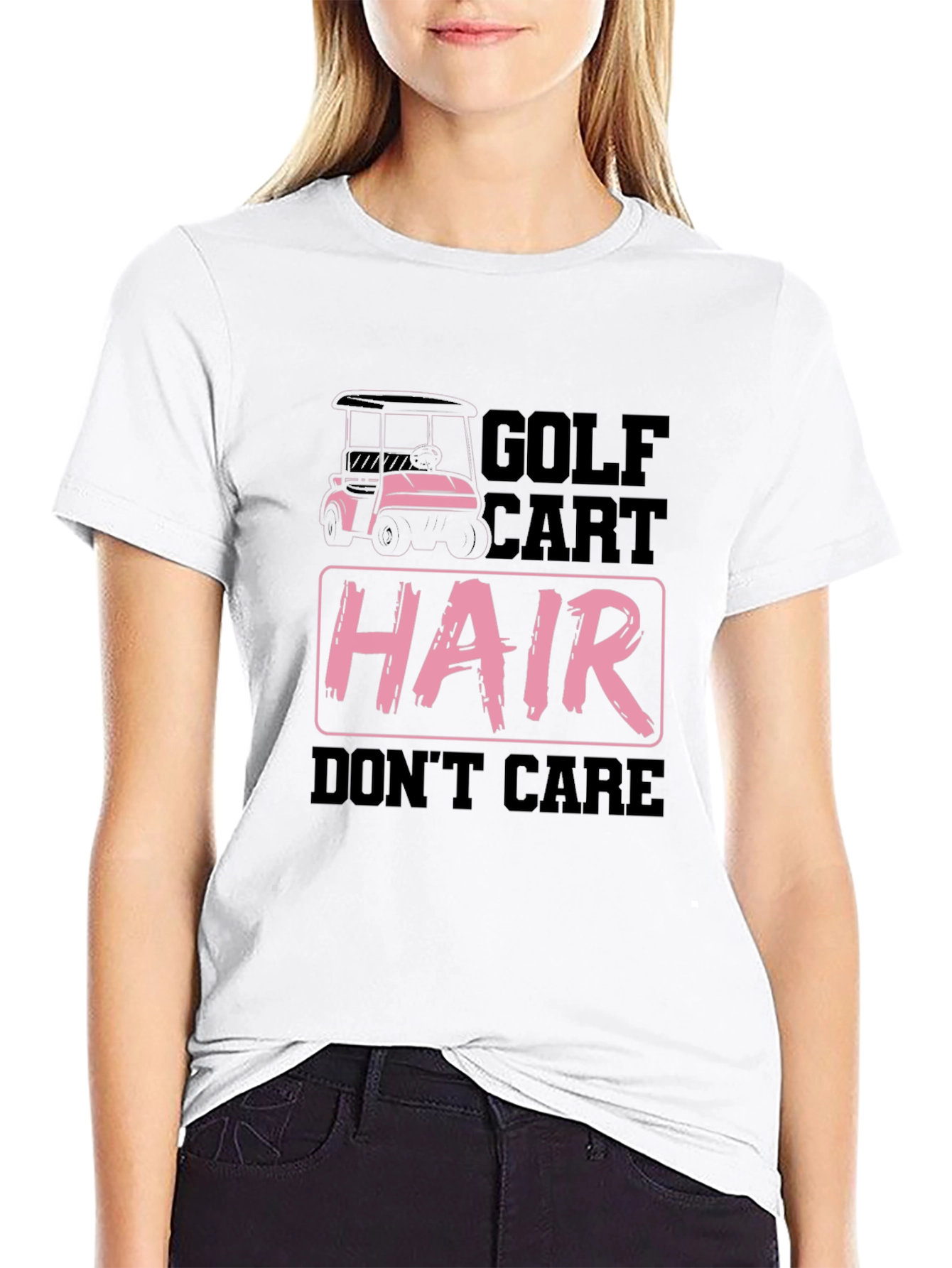 Golf Cart Hair Dont Care T-Shirt