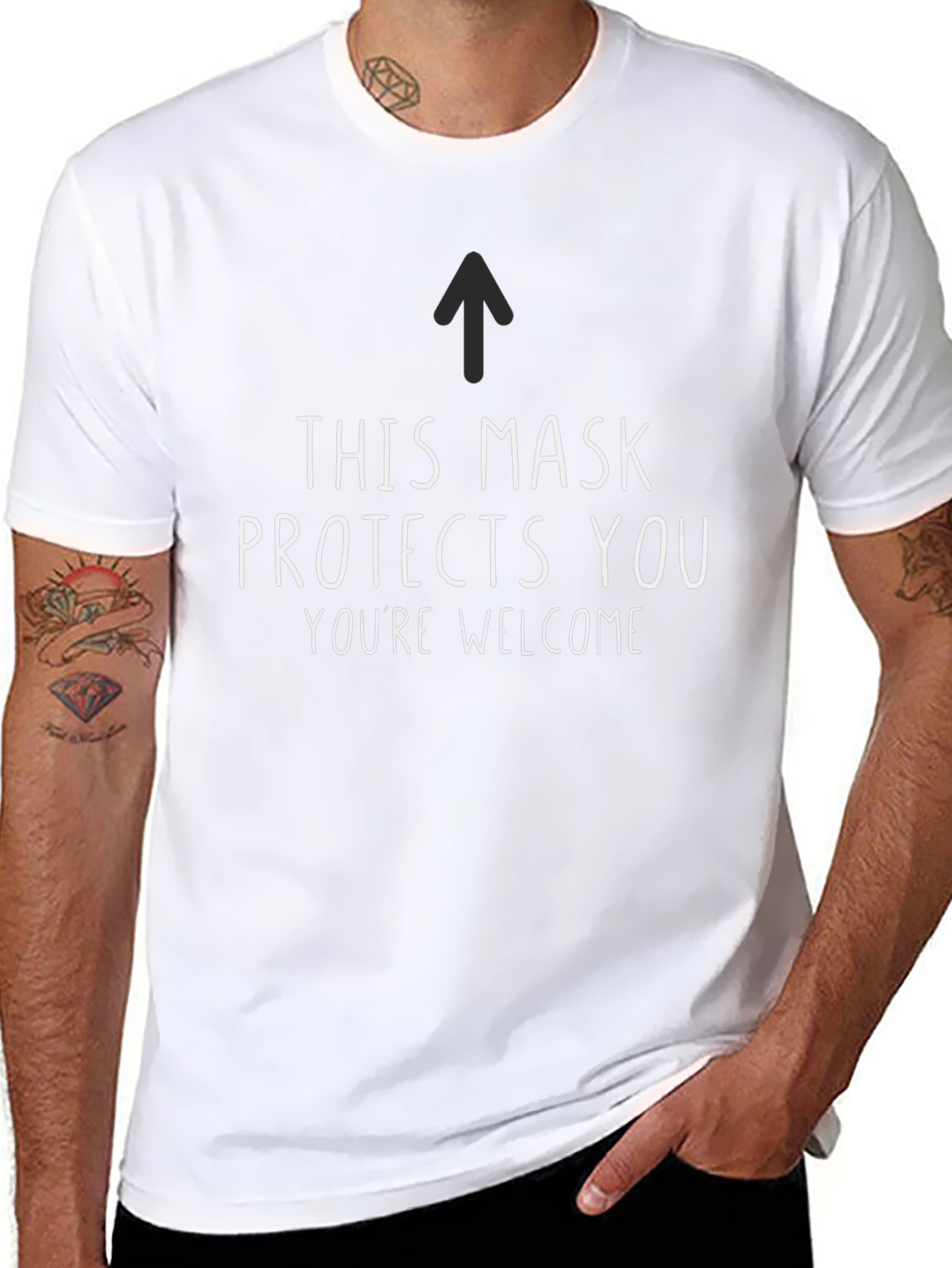Funny This Mask Protects You T-Shirt