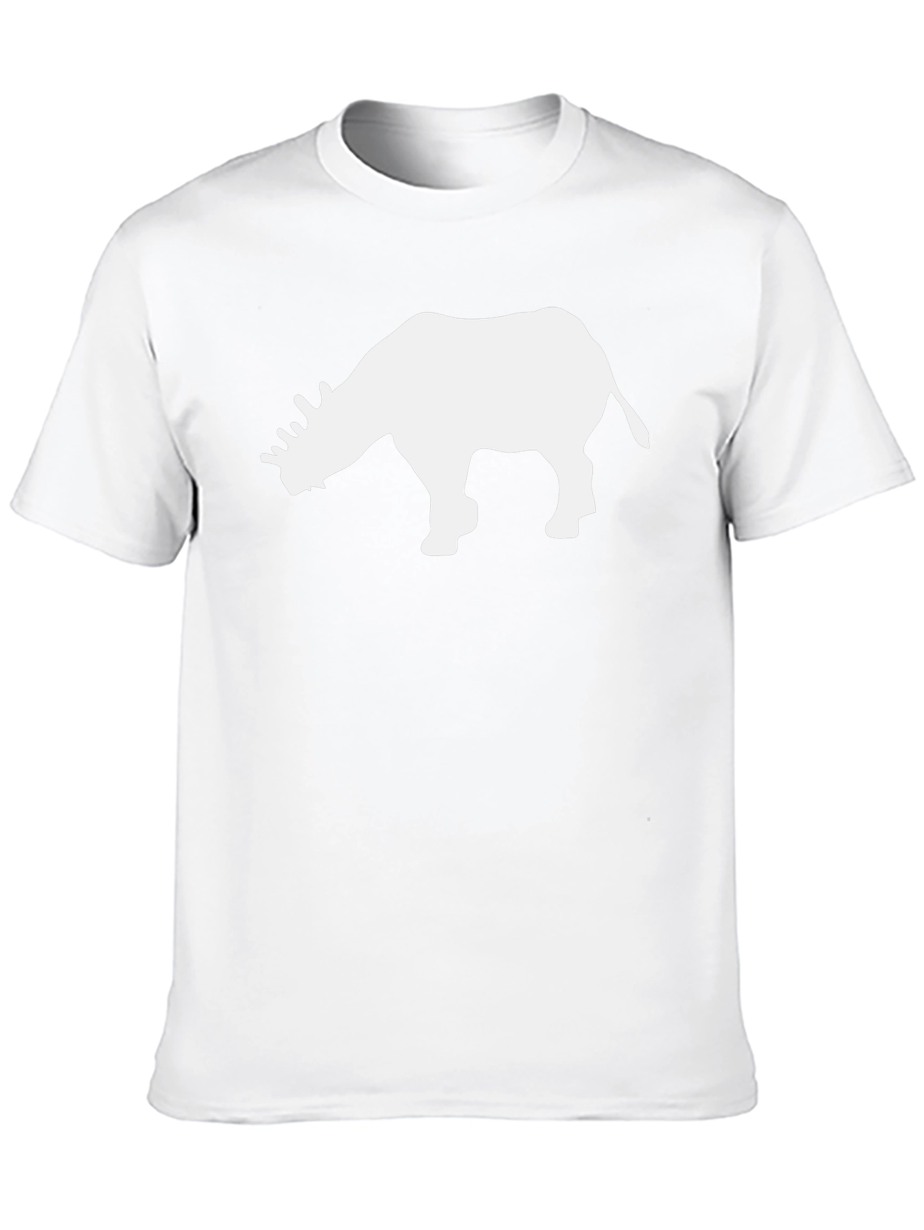 Rhino Graphic Tee - Stylish Black Cotton T-Shirt