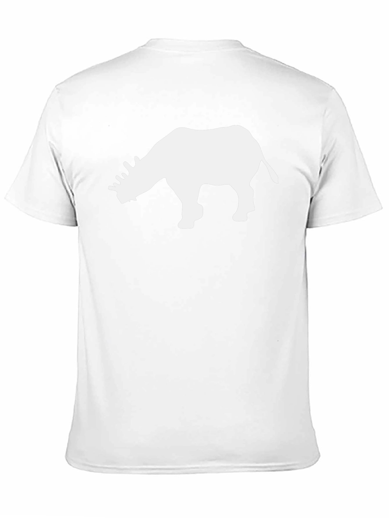 Rhino Graphic Tee - Stylish Black Cotton T-Shirt